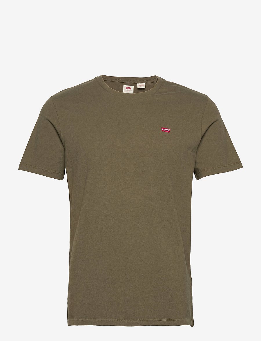Levi's® - SS ORIGINAL HM TEE OLIVE NIGHT - lyhythihaiset - greens - 1