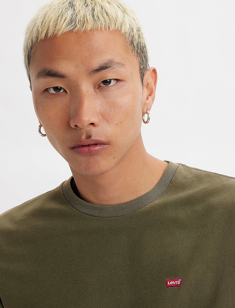 Levi's® - SS ORIGINAL HM TEE OLIVE NIGHT - kortærmede t-shirts - greens - 5