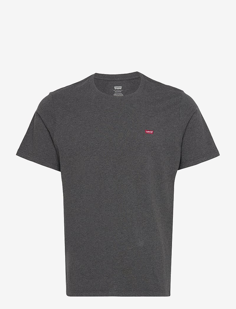 Levi's® - SS ORIGINAL HM TEE B65 DARK GR - short-sleeved t-shirts - neutrals - 1