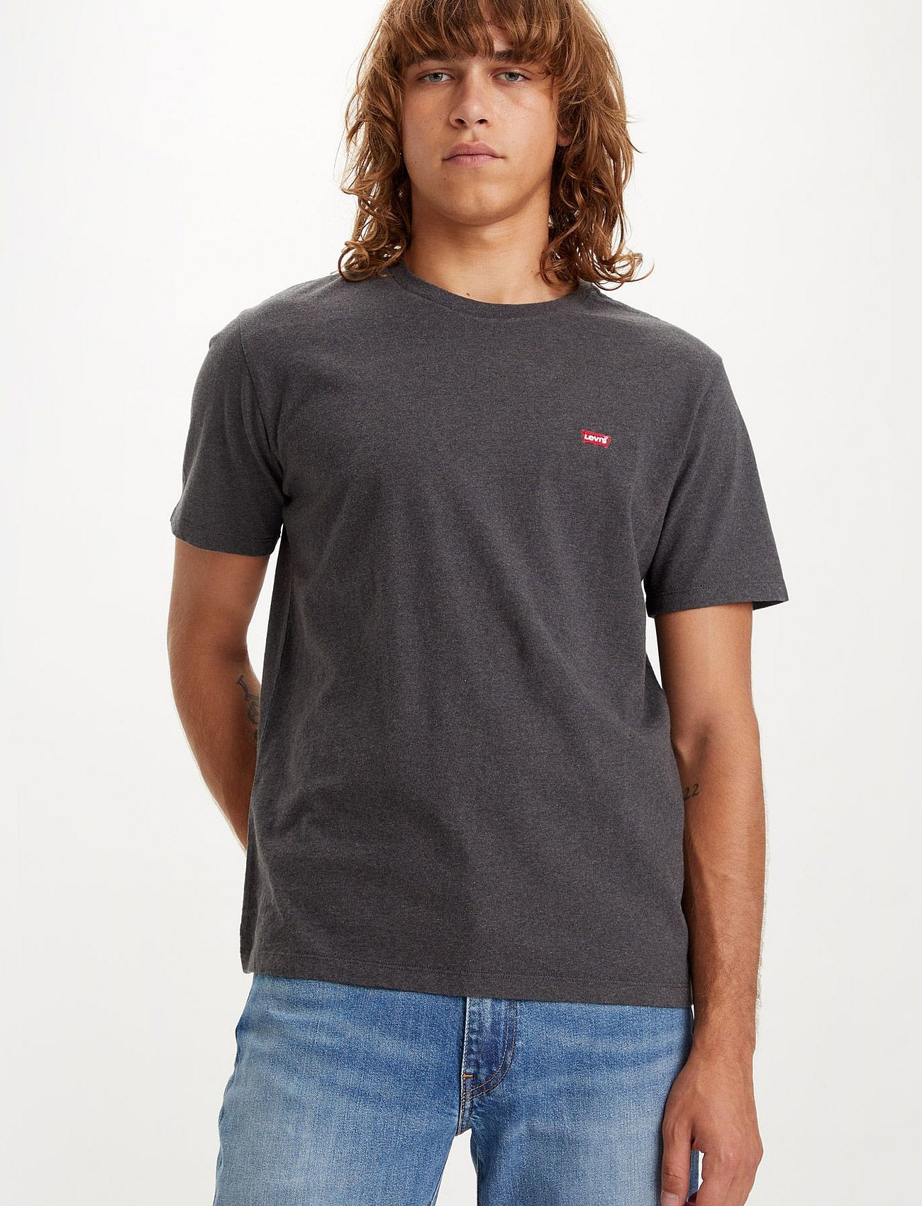 SS ORIGINAL HM TEE B65 DARK GR - NEUTRALS