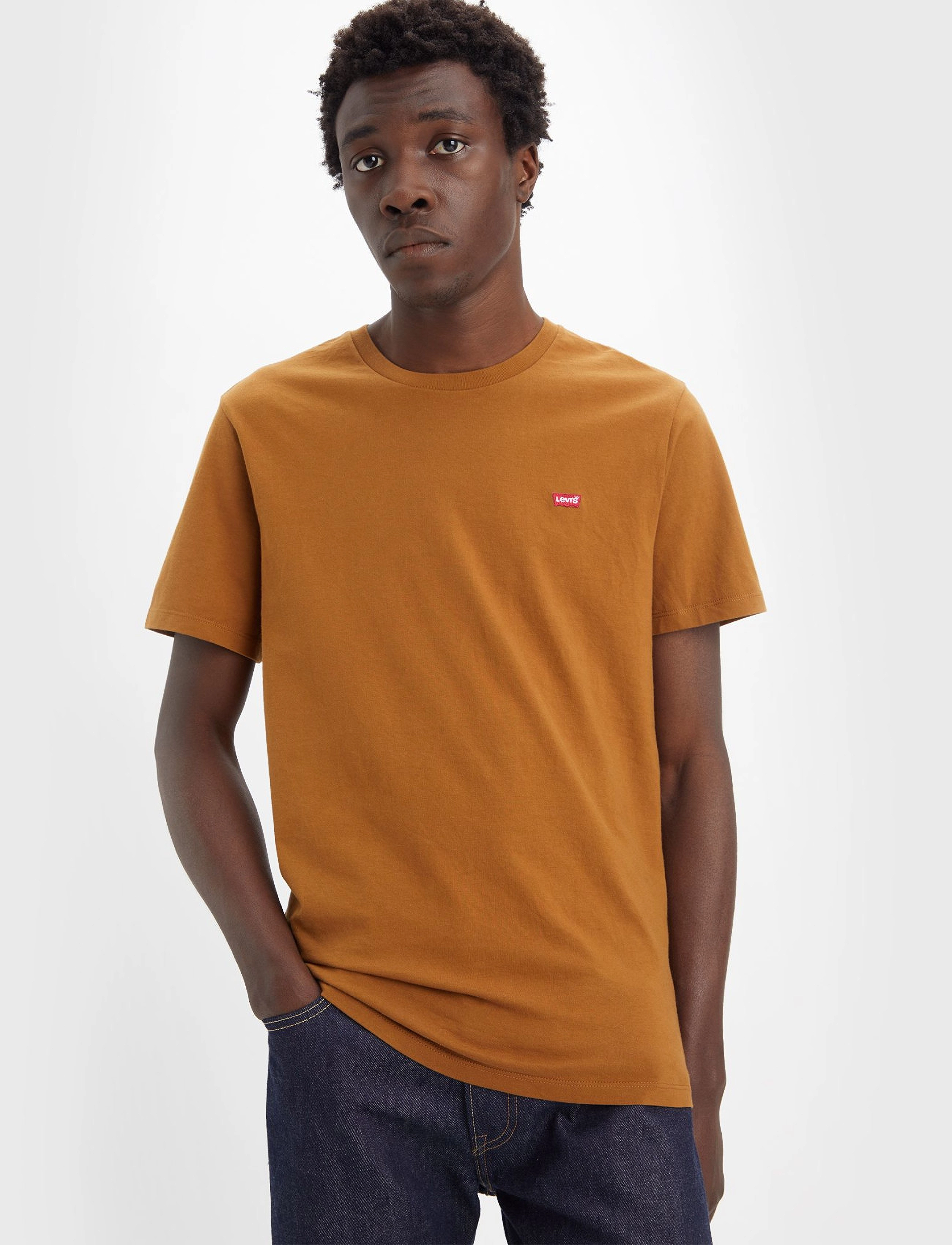 LEVI´S Men - SS ORIGINAL HM TEE DARK GINGER - browns - 2