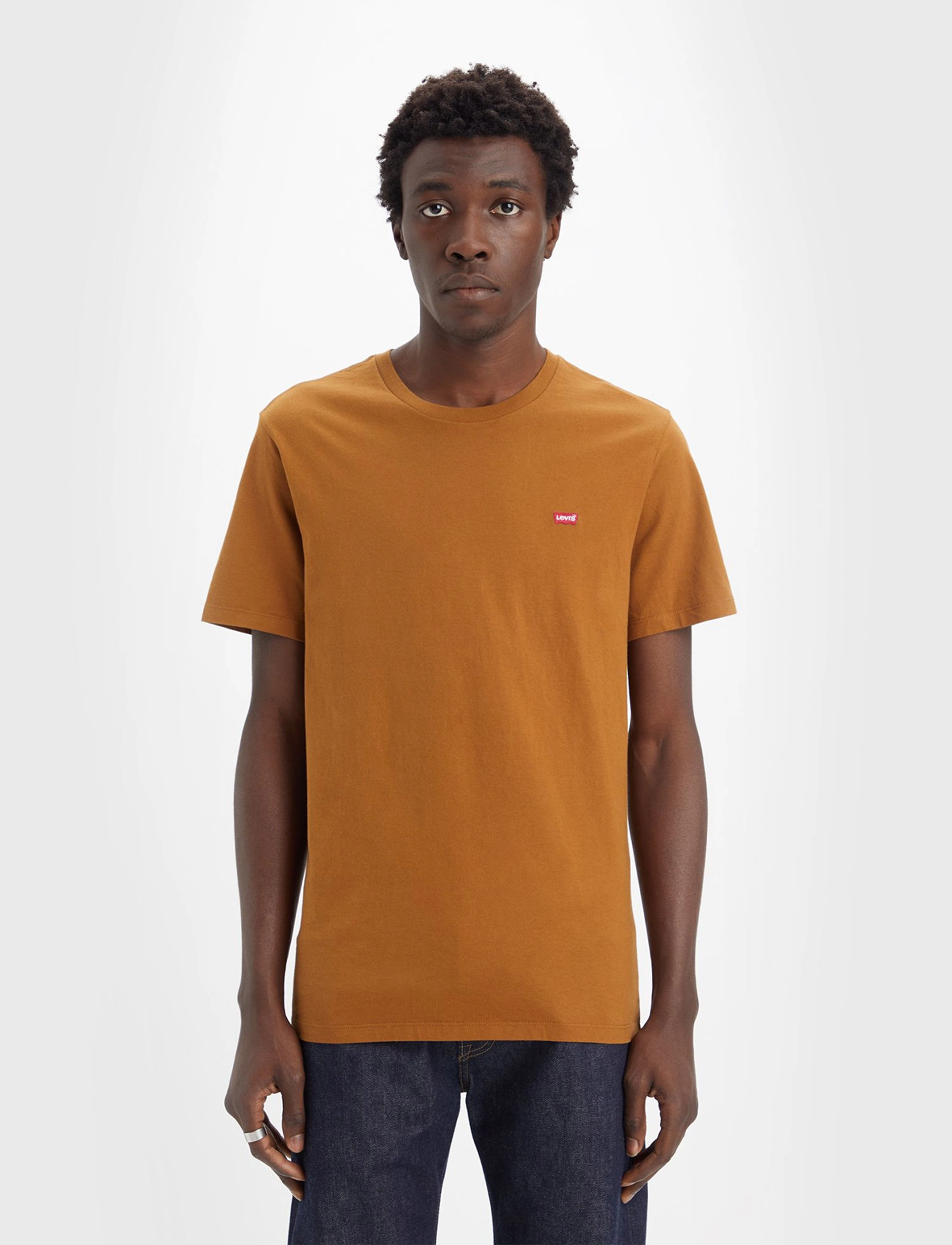 LEVI´S Men - SS ORIGINAL HM TEE DARK GINGER - browns - 3