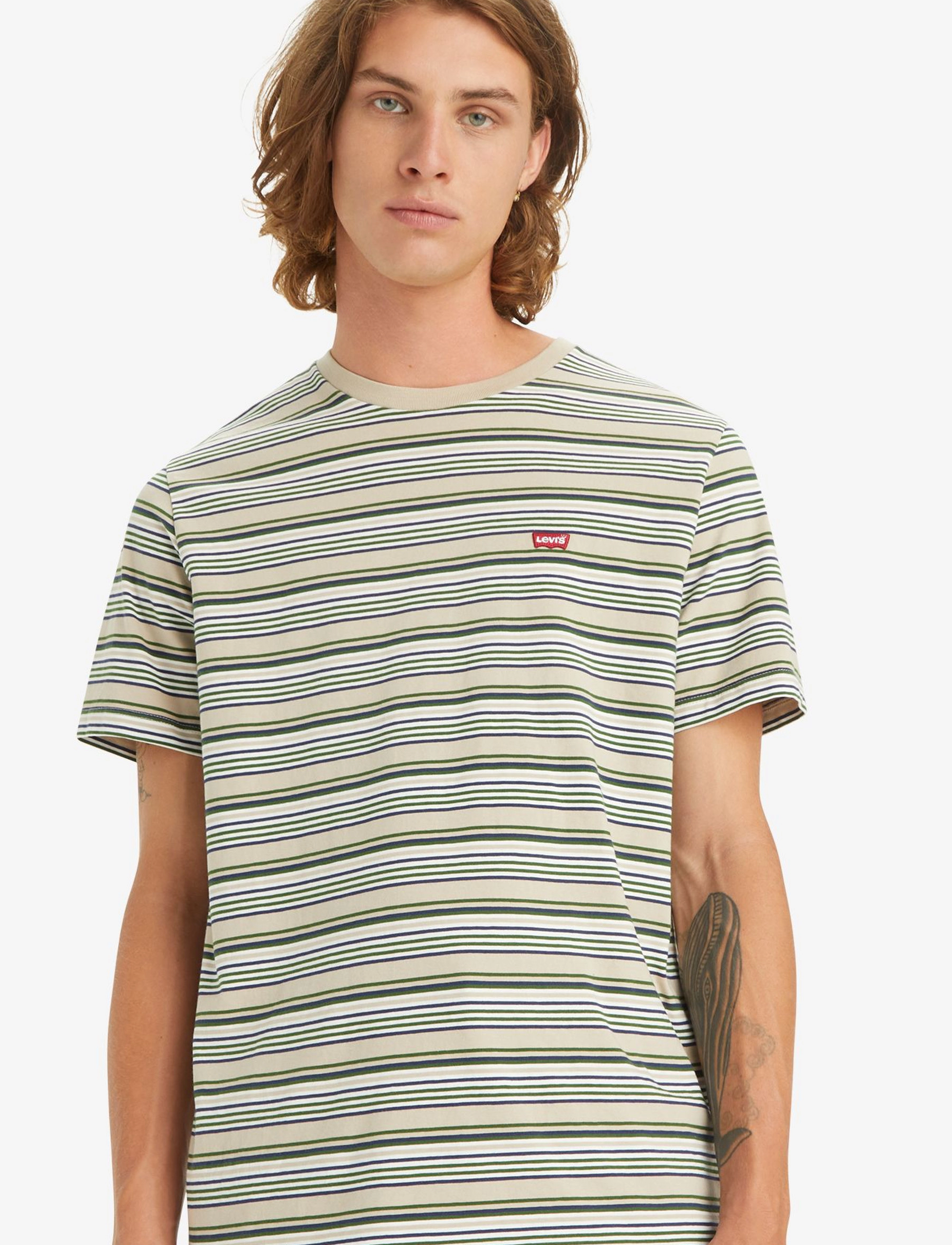 LEVI´S Men - SS ORIGINAL HM TEE RINGS STRIP - multi-color - 3