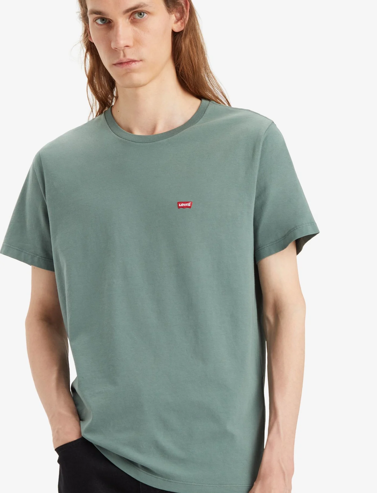 LEVI´S Men - SS ORIGINAL HM TEE DARK FOREST - short-sleeved t-shirts - greens - 0