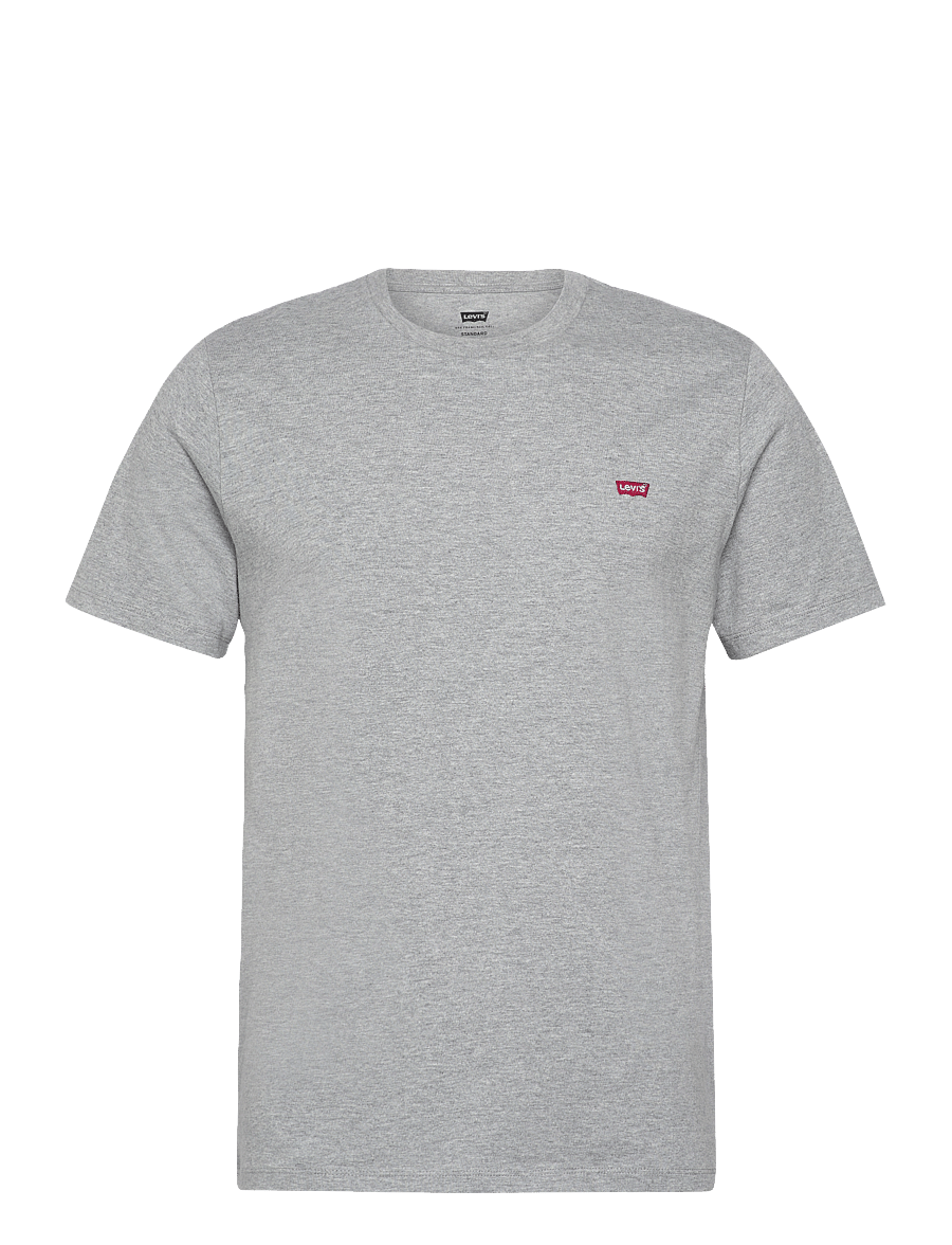 Levi's® - SS ORIGINAL HM TEE MID TONE GR - kurzärmelige t-shirts - greys - 1