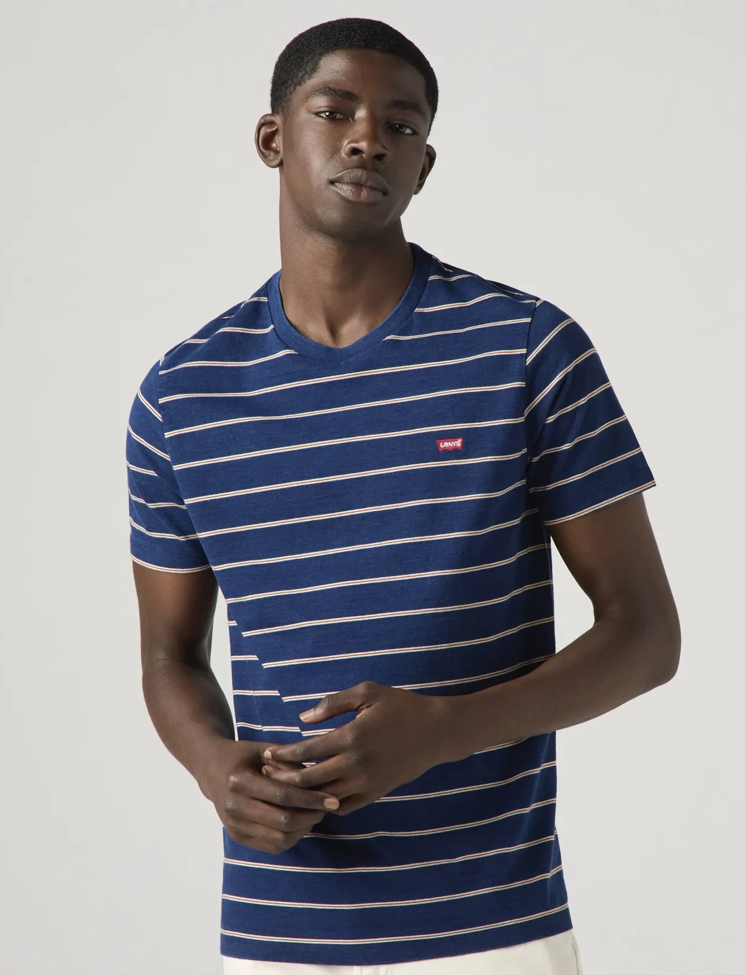Levi's® SS ORIGINAL HM TEE TAPER STRIP - Levi's® - BLUES / blue