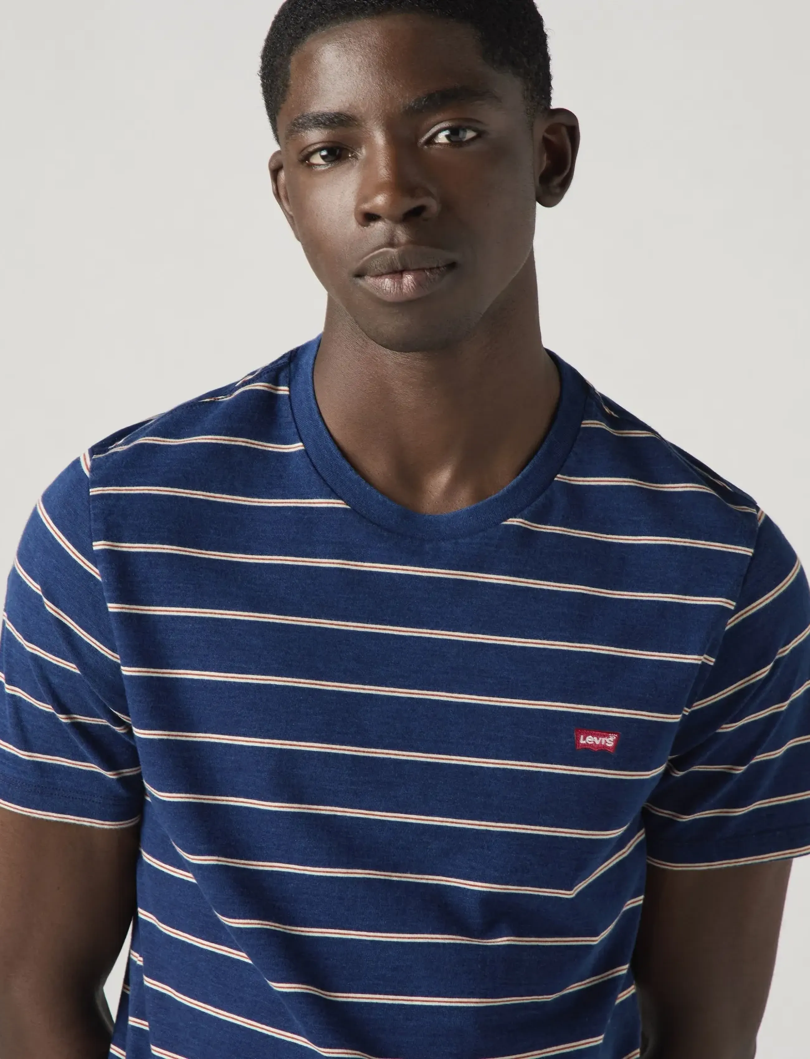 Levi's® - SS ORIGINAL HM TEE TAPER STRIP - short-sleeved t-shirts - blues - 3