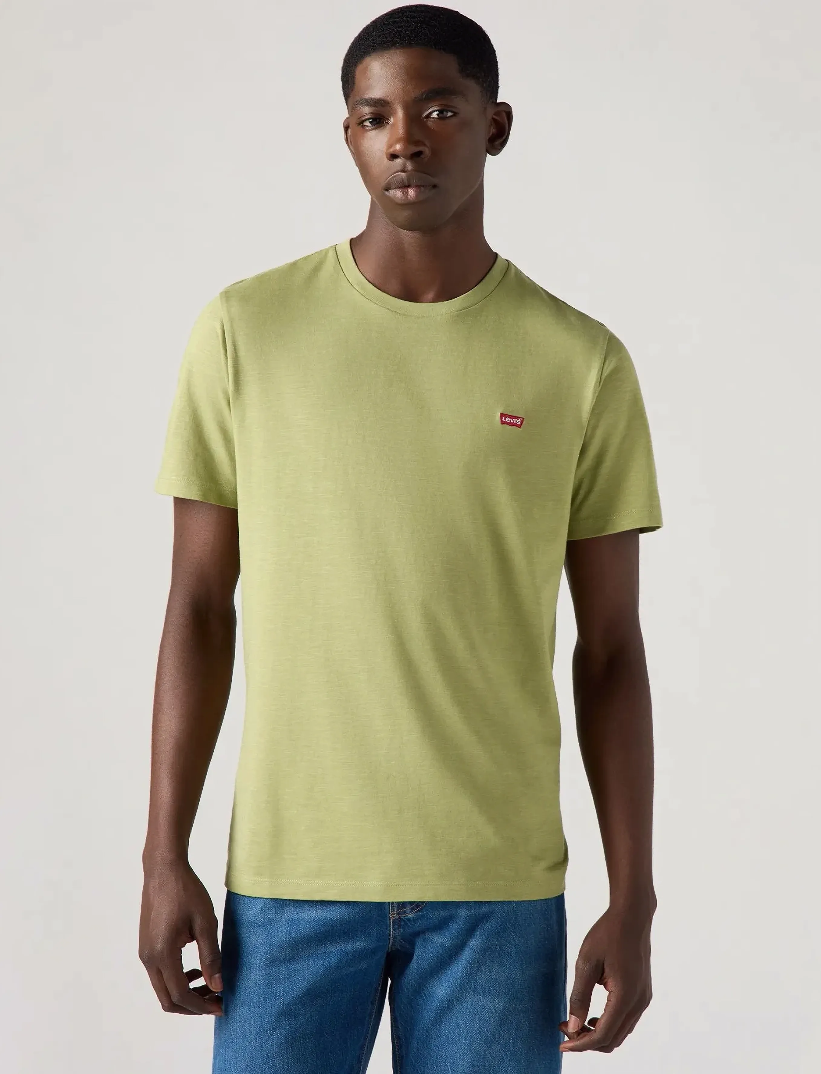 Levi's® SS ORIGINAL HM TEE SAGE SLUB J - Deals - GREENS / khaki/green