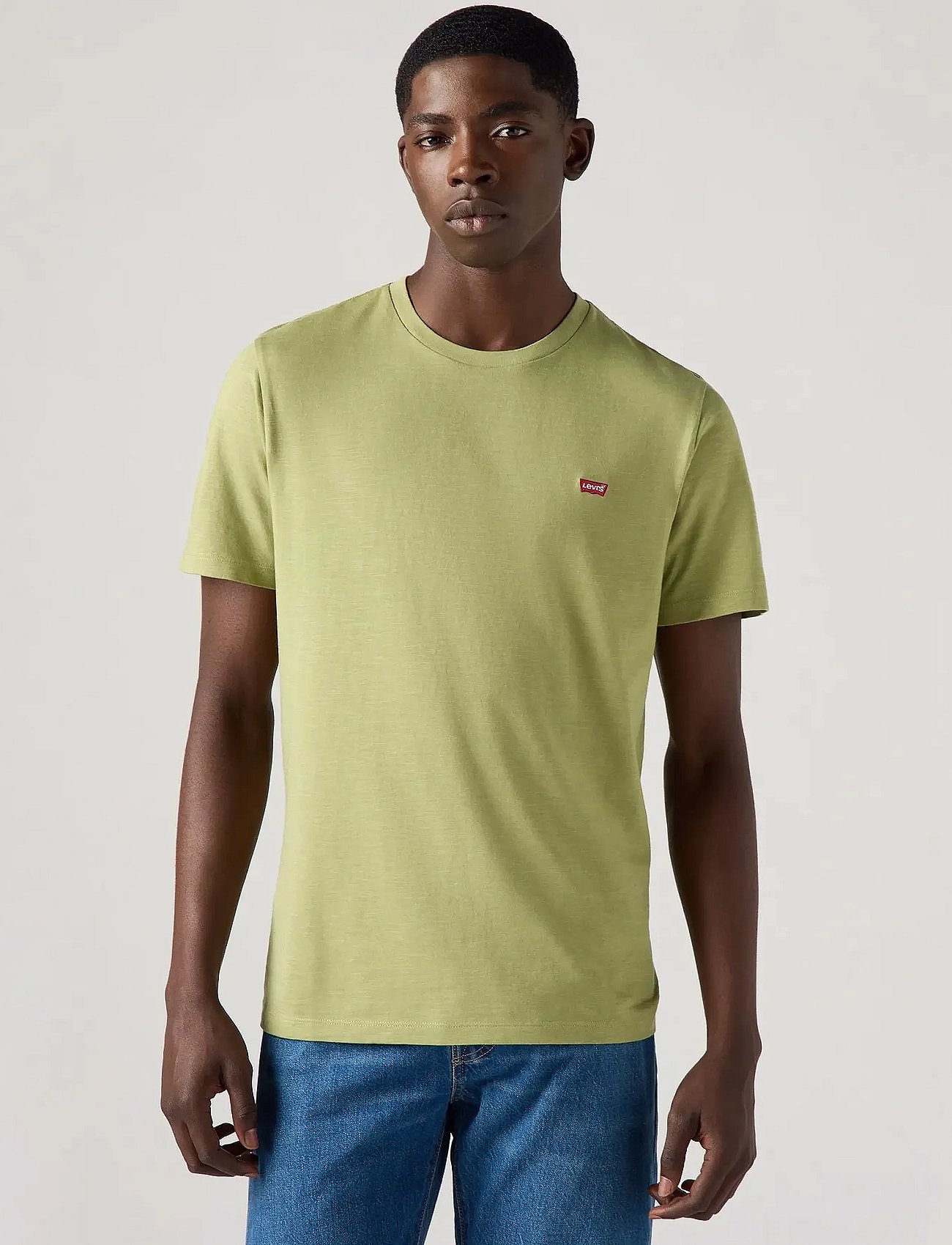 SS ORIGINAL HM TEE SAGE SLUB J - GREENS