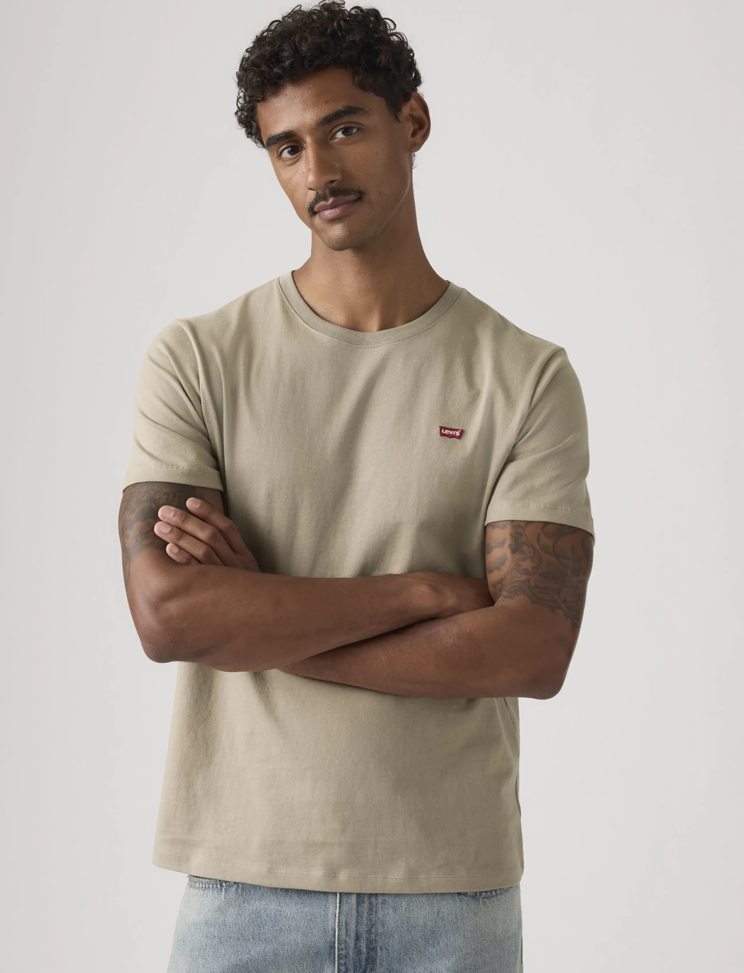 Levi's® - SS ORIGINAL HM TEE VINTAGE KHA - tans - 4
