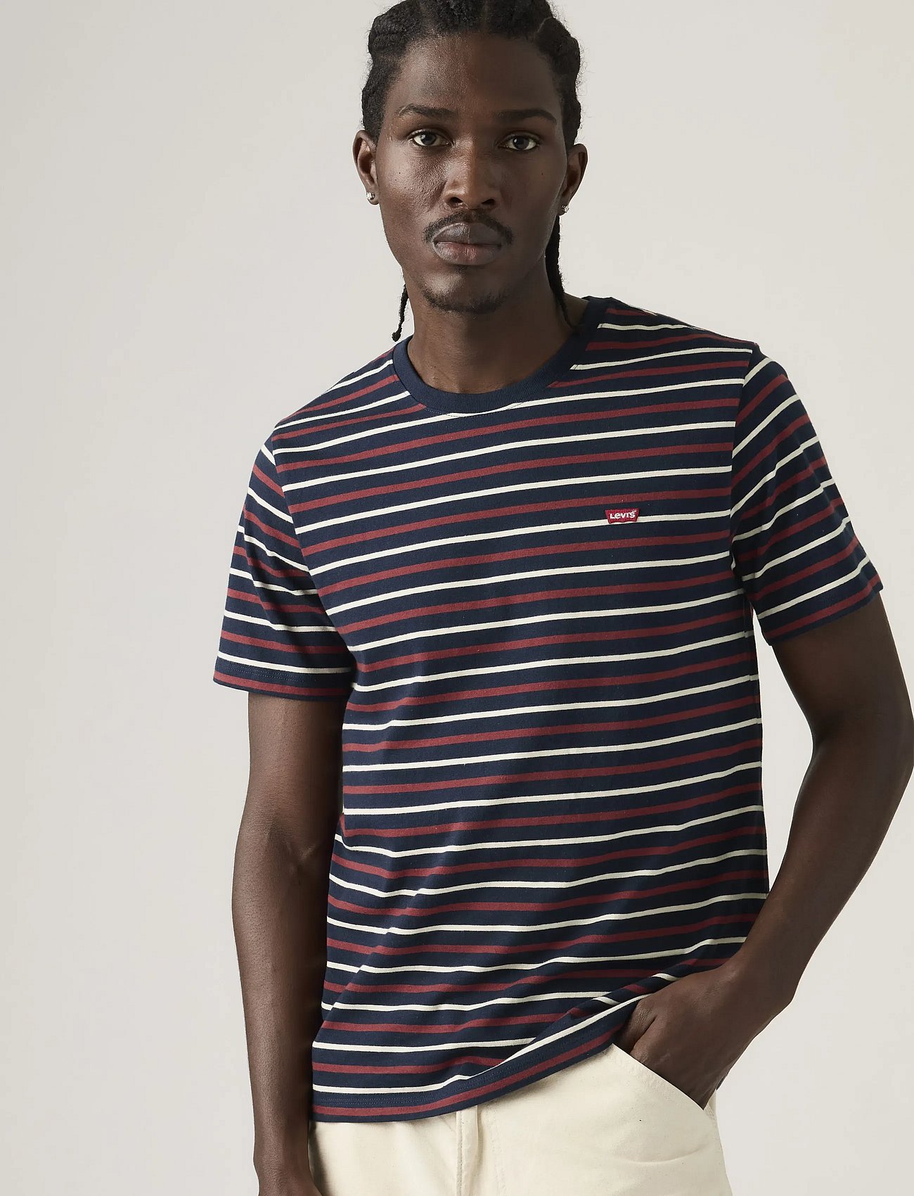 SS ORIGINAL HM TEE ANDOR STRIP - BLUES