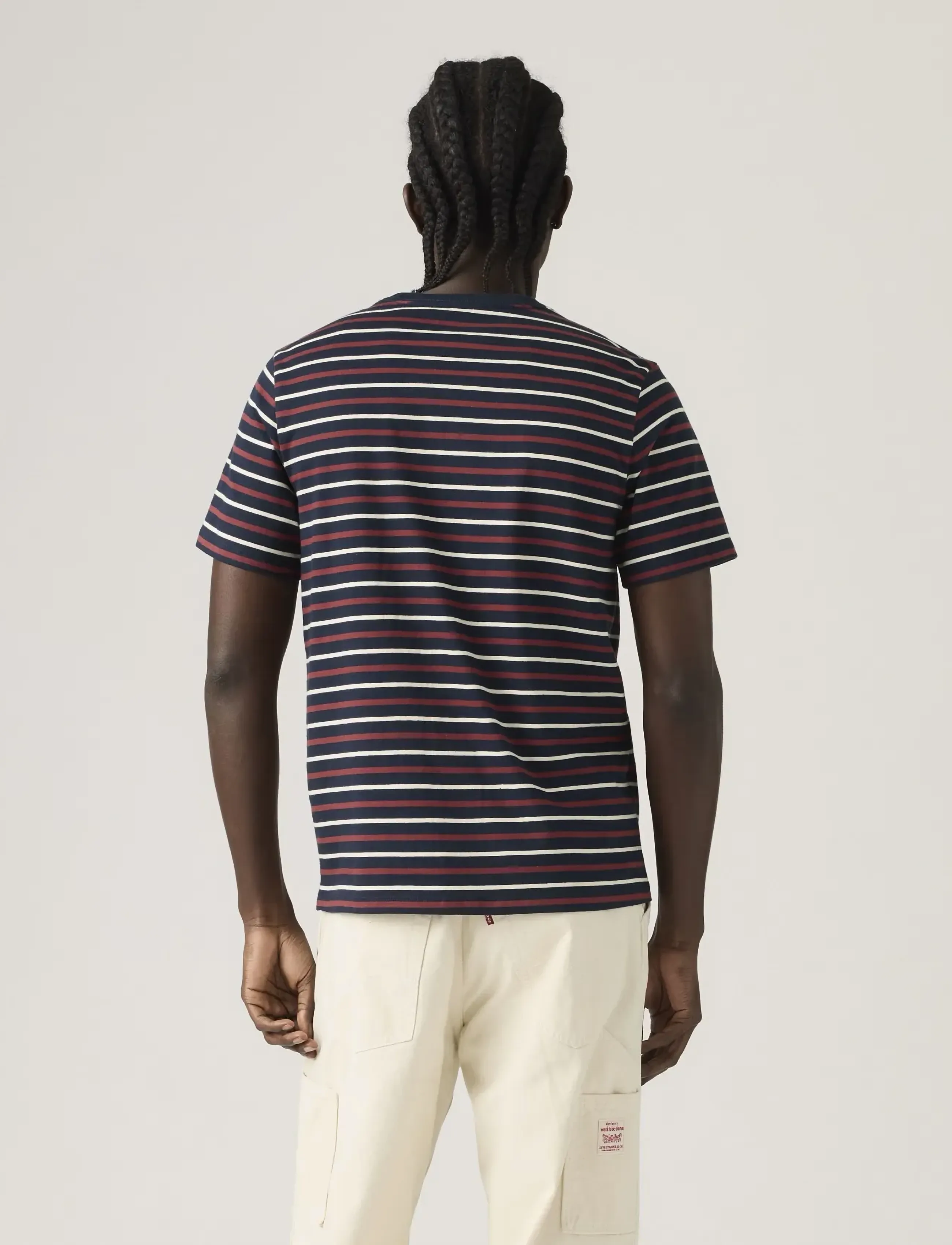 Levi's® - SS ORIGINAL HM TEE ANDOR STRIP - stutterma bolir - blues - 3