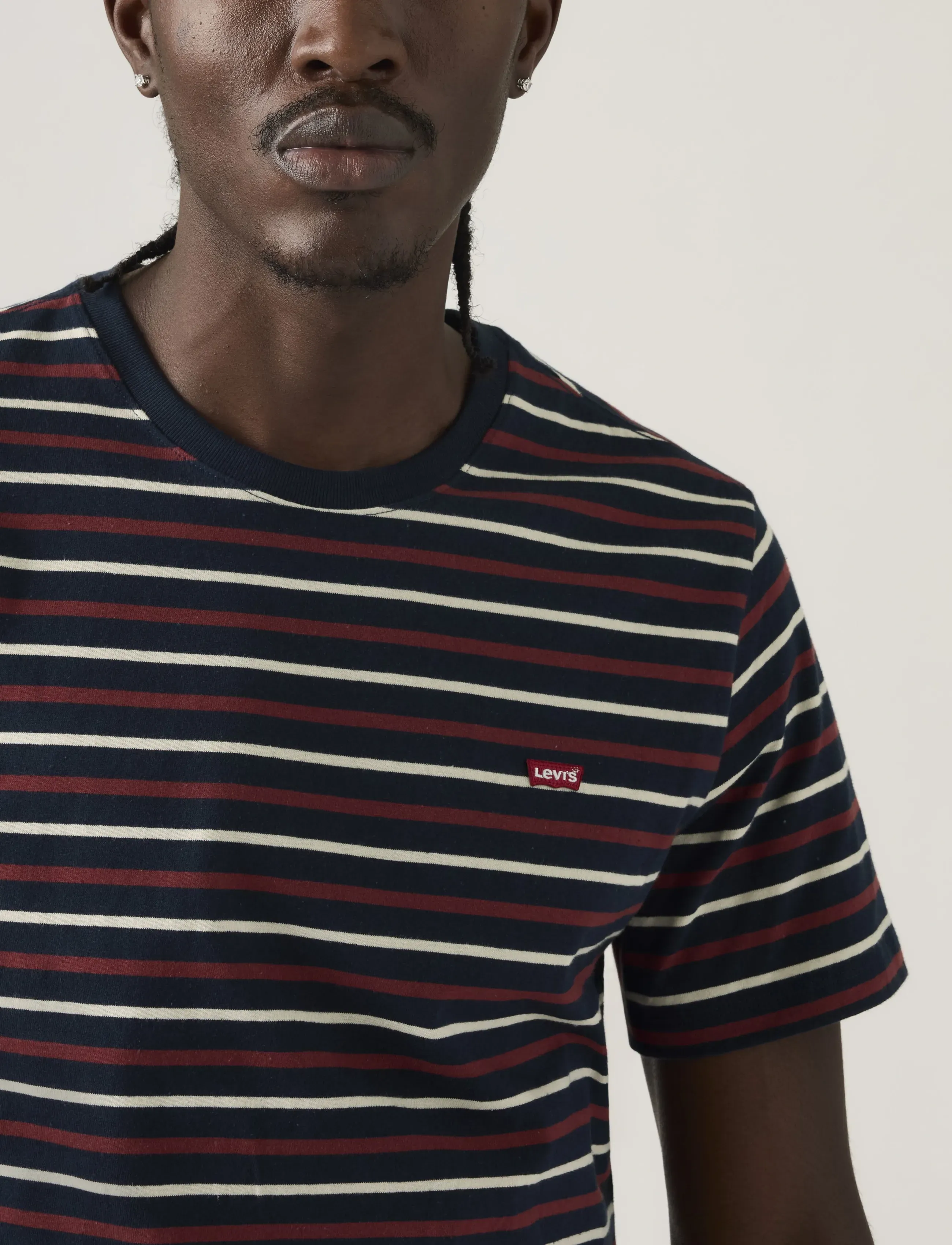 Levi's® - SS ORIGINAL HM TEE ANDOR STRIP - stutterma bolir - blues - 4