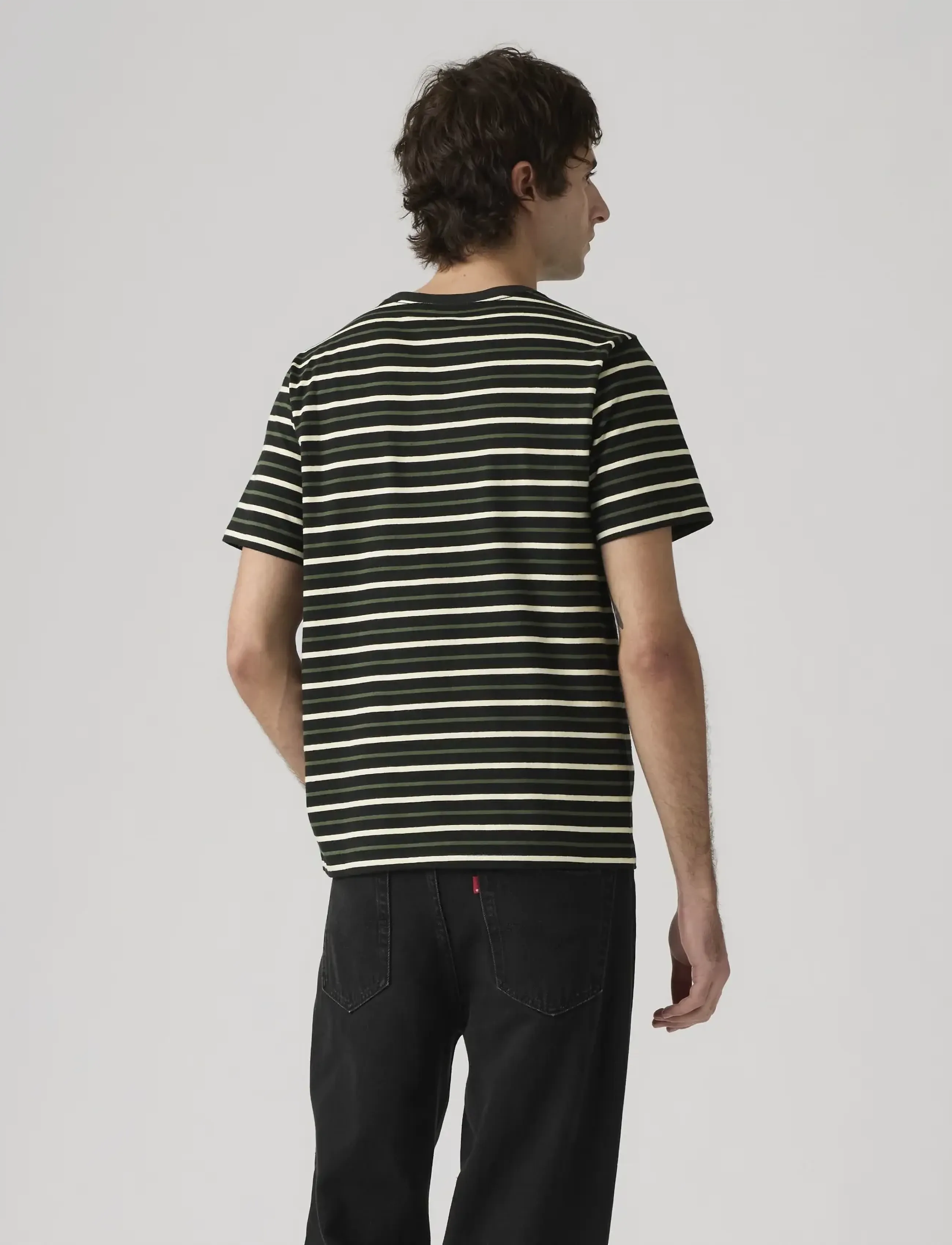 Levi's® - SS ORIGINAL HM TEE ANDOR STRIP - laveste priser - blacks - 3