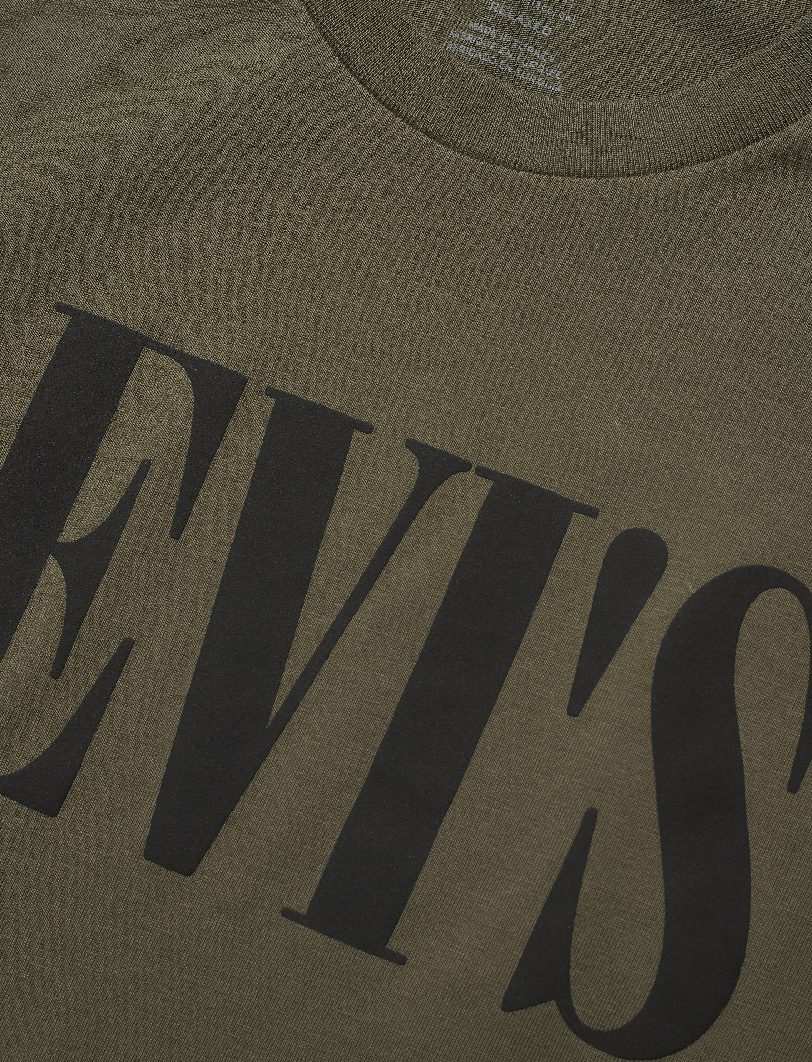 LEVI´S Men - RELAXED GRAPHIC TEE 90S SERIF - greens - 5
