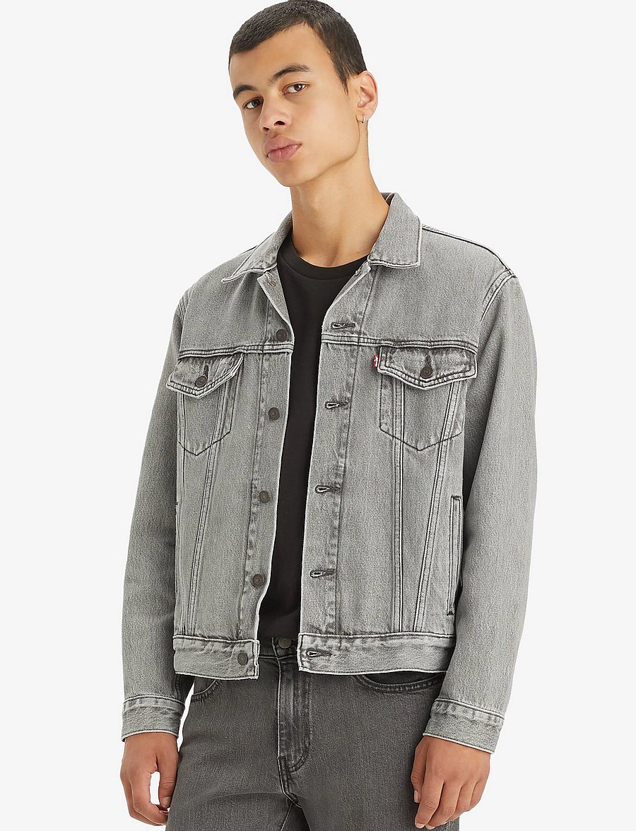 Levi's® - THE TRUCKER JACKET GOOSEBUMPS - ungefütterte denimjacken - greys - 3