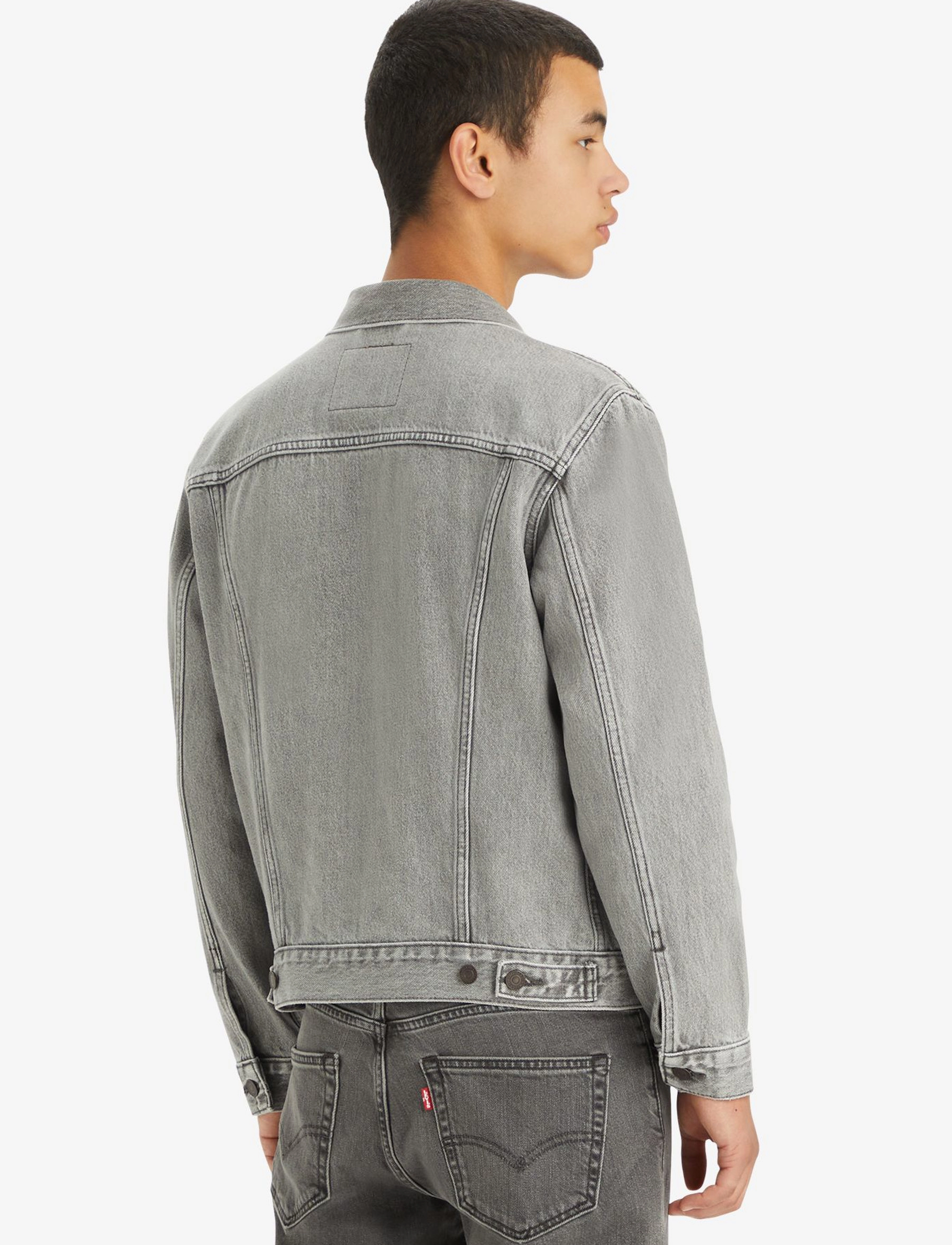 Levi's® - THE TRUCKER JACKET GOOSEBUMPS - wiosenne kurtki - greys - 3
