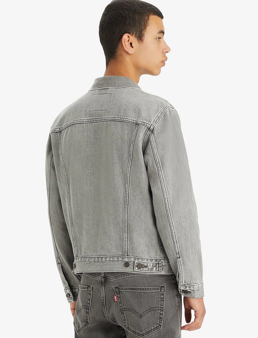 Levi's® - THE TRUCKER JACKET GOOSEBUMPS - ungefütterte denimjacken - greys - 4