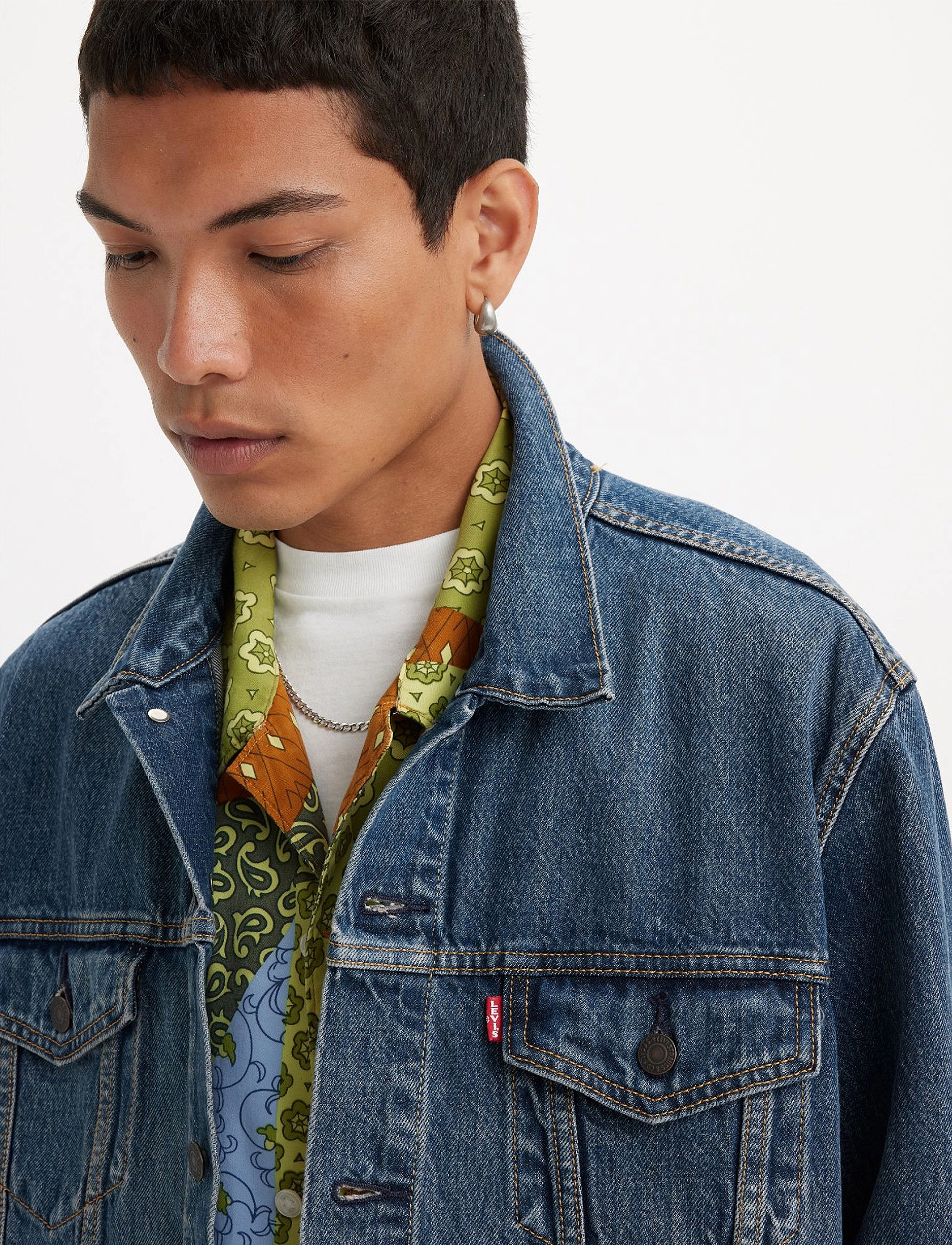 Levi's® - THE TRUCKER JACKET BROADWAY TE - kevättakit - dark indigo - worn in - 5
