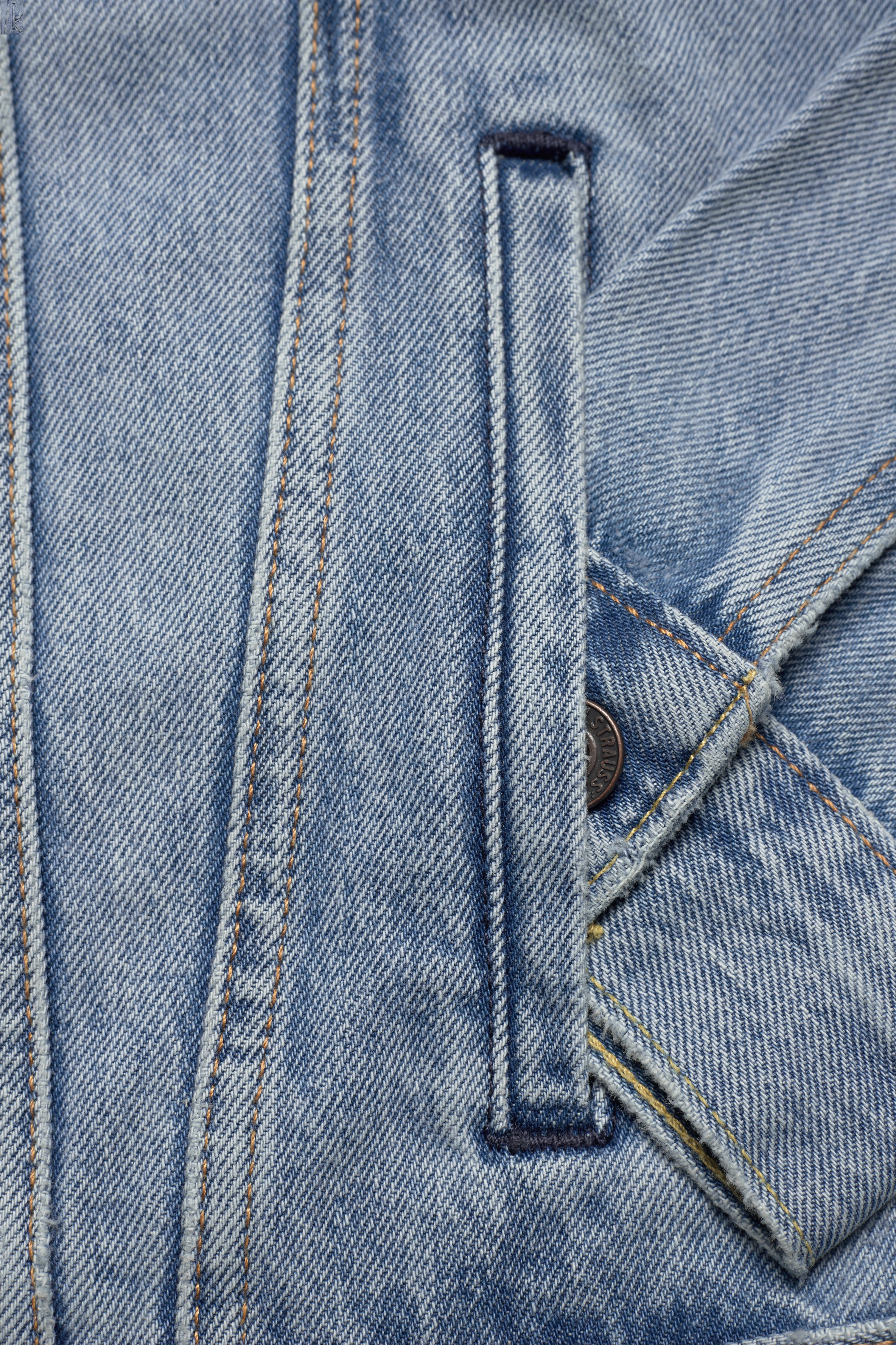 LEVI´S Men - THE TRUCKER JACKET VEGETABLE P - med indigo - worn in - 3