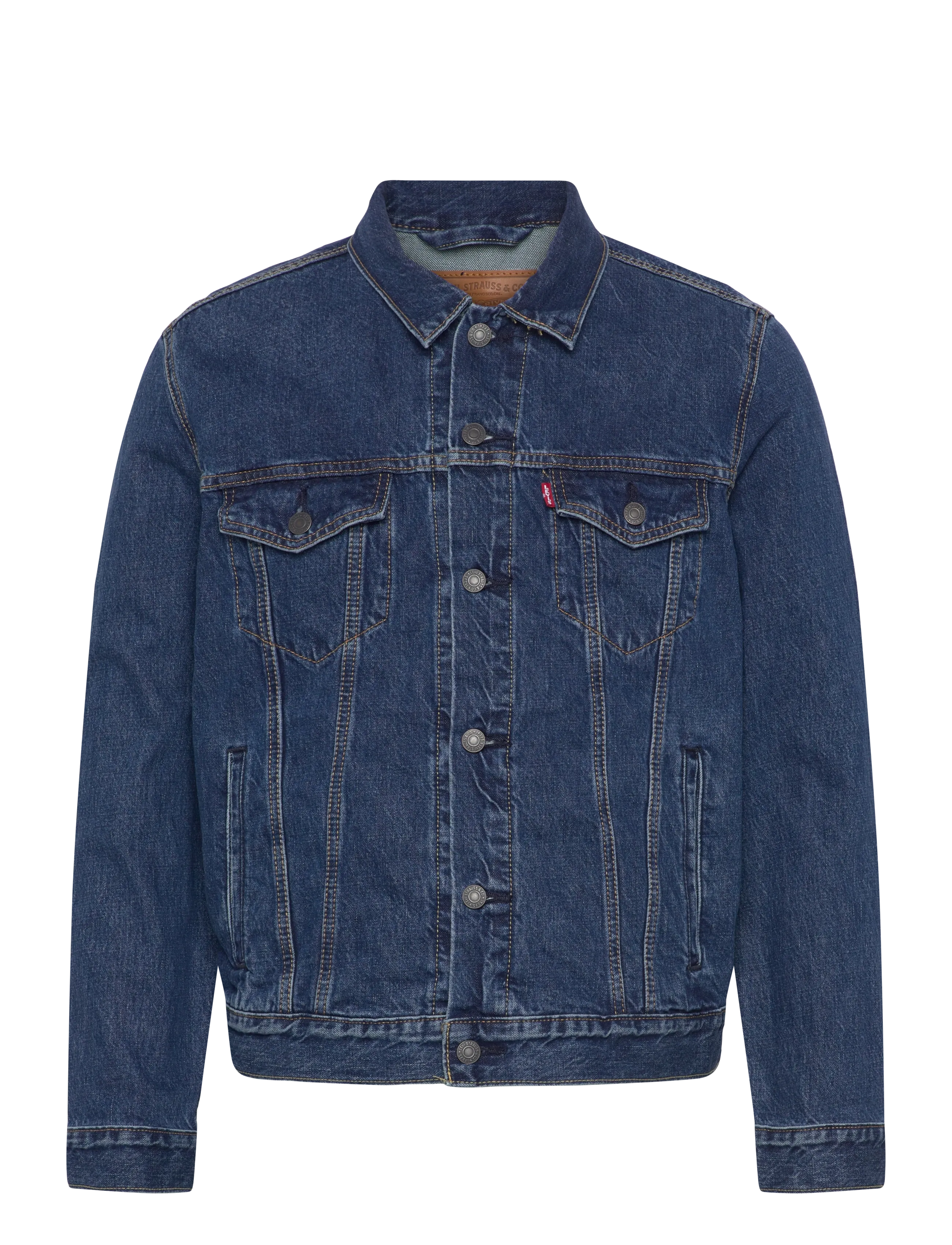 Levi's® THE TRUCKER JACKET MILLION DOL - Erbjudanden - DARK INDIGO - FLAT FINISH / navy