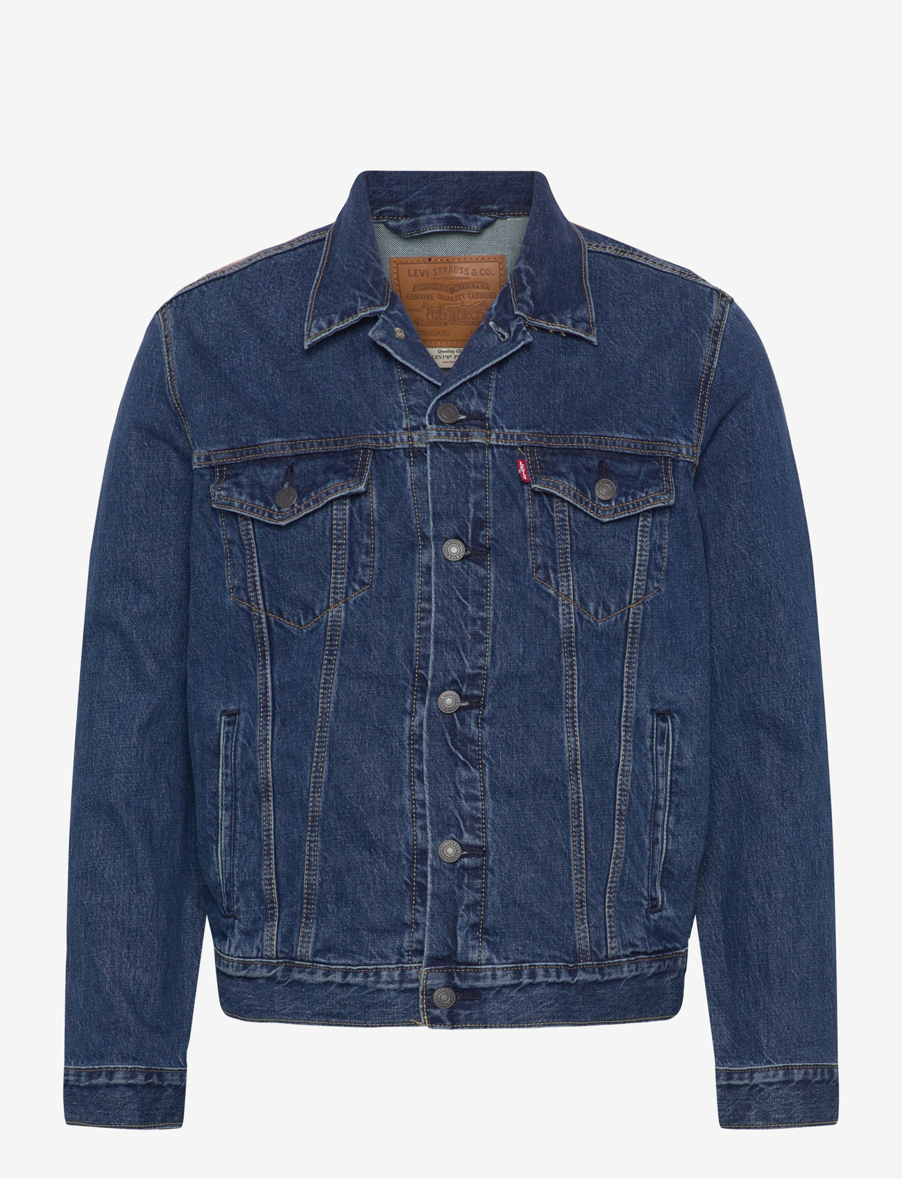 Levi's® - THE TRUCKER JACKET MILLION DOL - uforede denimjakker - dark indigo - flat finish - 2