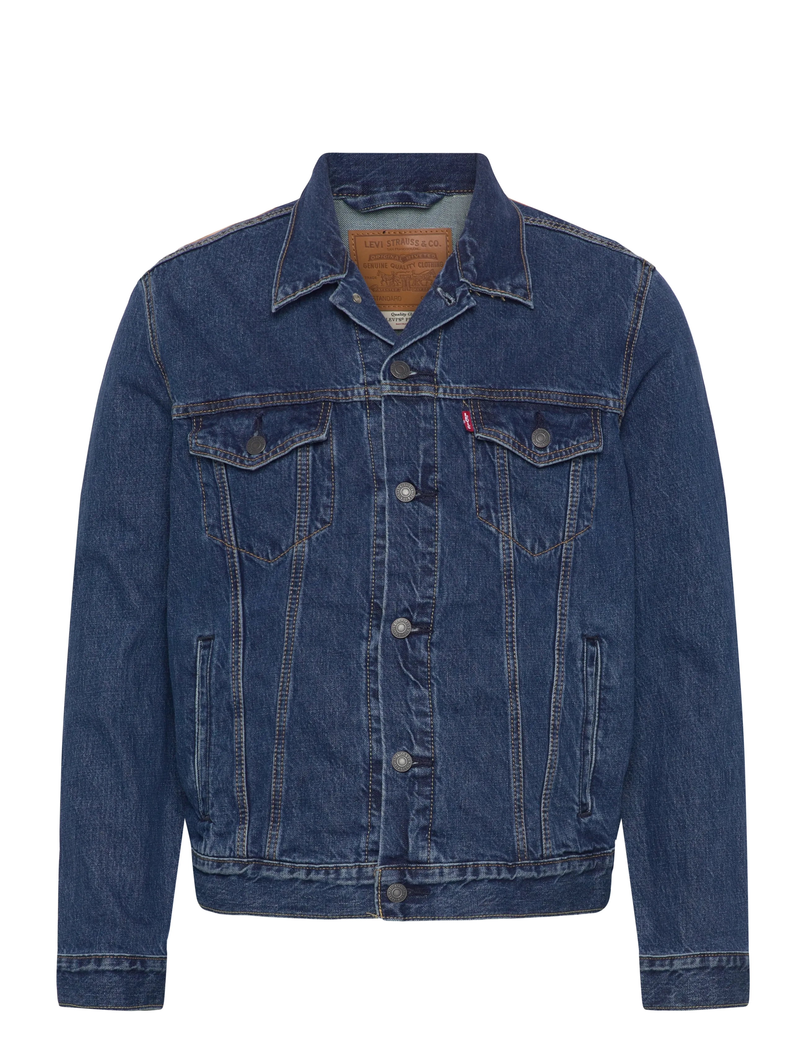Levi's® - THE TRUCKER JACKET MILLION DOL - voodrita teksajakid - dark indigo - flat finish - 3