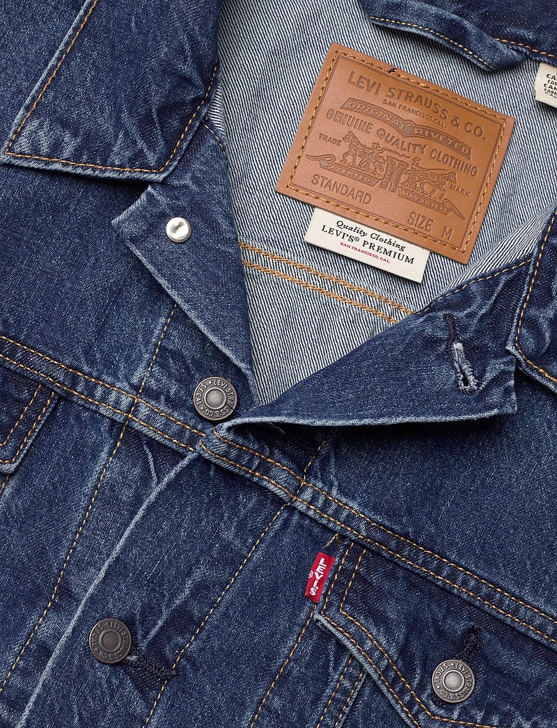 Levi's® - THE TRUCKER JACKET MILLION DOL - uforede denimjakker - dark indigo - flat finish - 3