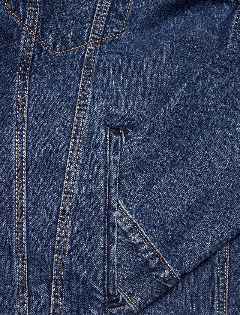 Levi's® - THE TRUCKER JACKET MILLION DOL - uforede denimjakker - dark indigo - flat finish - 4