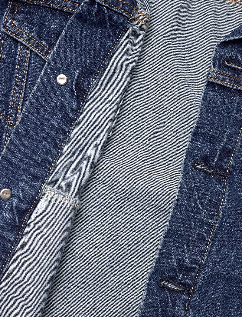 Levi's® - THE TRUCKER JACKET MILLION DOL - uforede denimjakker - dark indigo - flat finish - 5