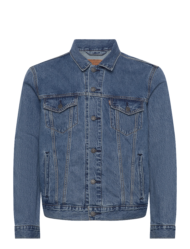 Levi's® - THE TRUCKER JACKET WASHED AWAY - forede denimjakker - med indigo - worn in - 0
