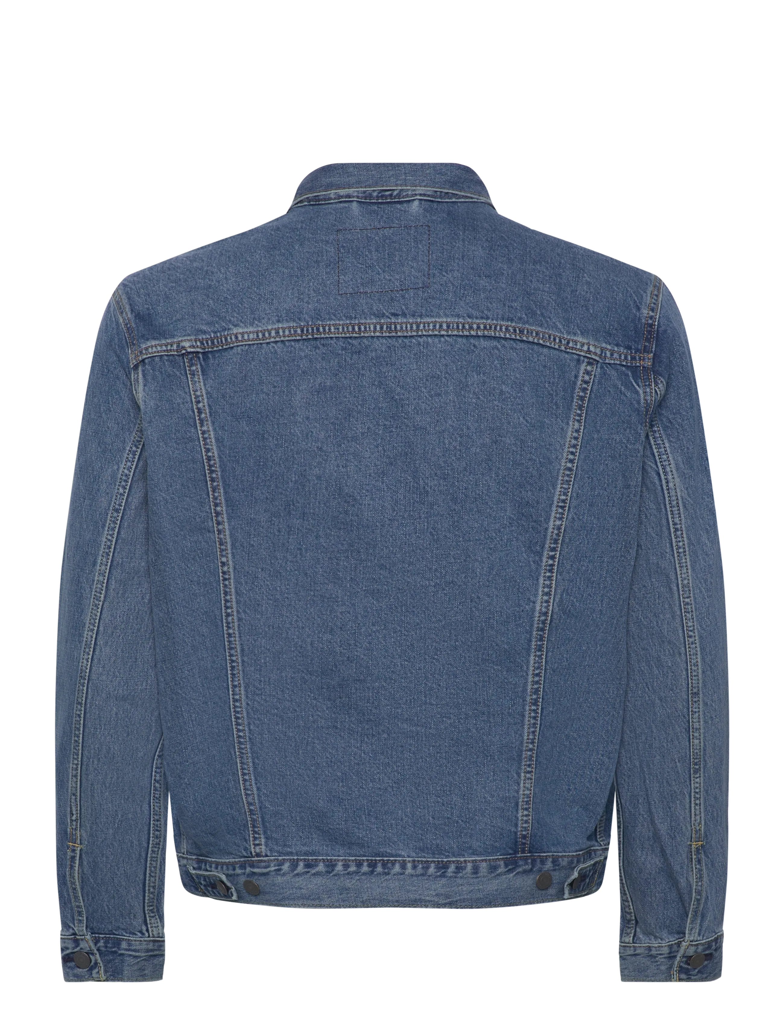 Levi's® - THE TRUCKER JACKET WASHED AWAY - vårjakker - med indigo - worn in - 2
