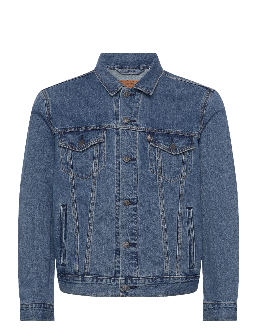 Levi's® - THE TRUCKER JACKET WASHED AWAY - gefütterte denimjacken - med indigo - worn in - 3