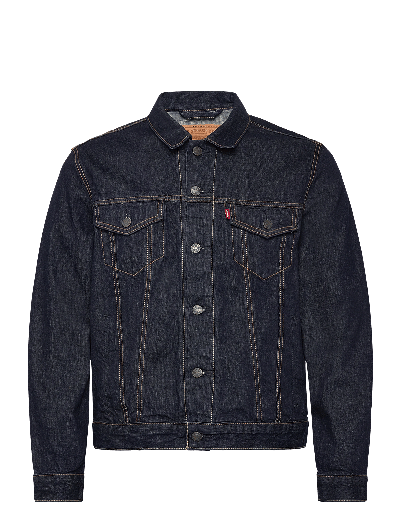 Levi's® - THE TRUCKER JACKET WASH IT OUT - uforede denimjakker - dark indigo - flat finish - 1