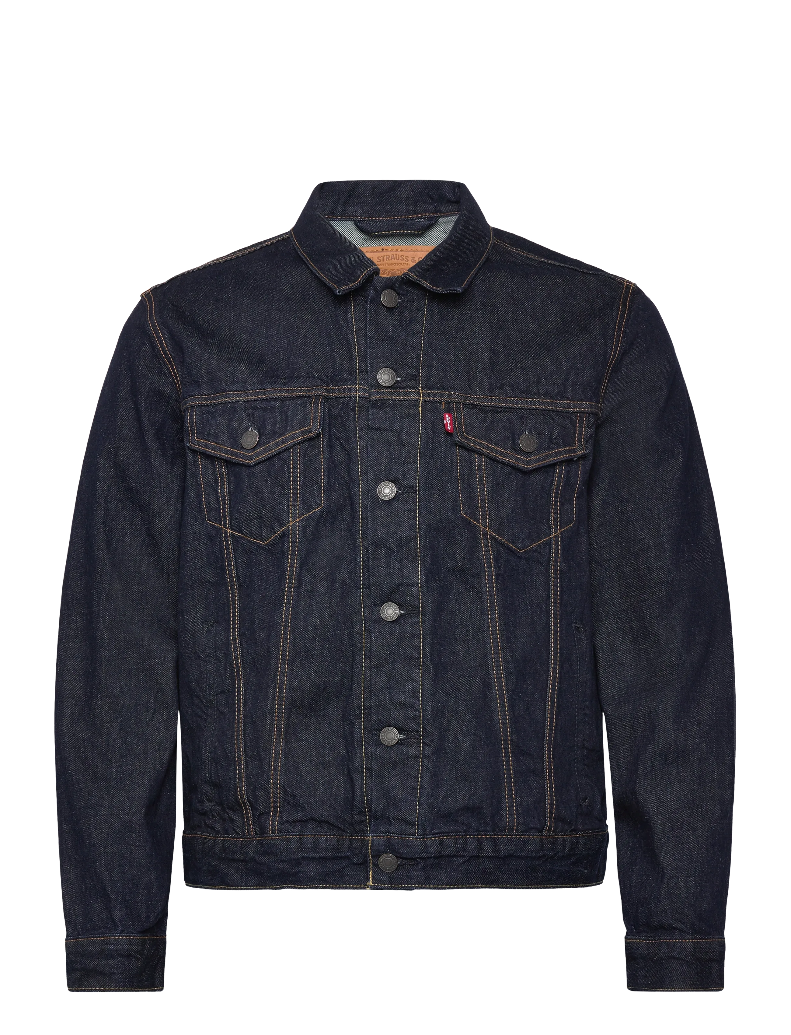 Levi's® THE TRUCKER JACKET WASH IT OUT - Nowości - DARK INDIGO - FLAT FINISH / navy