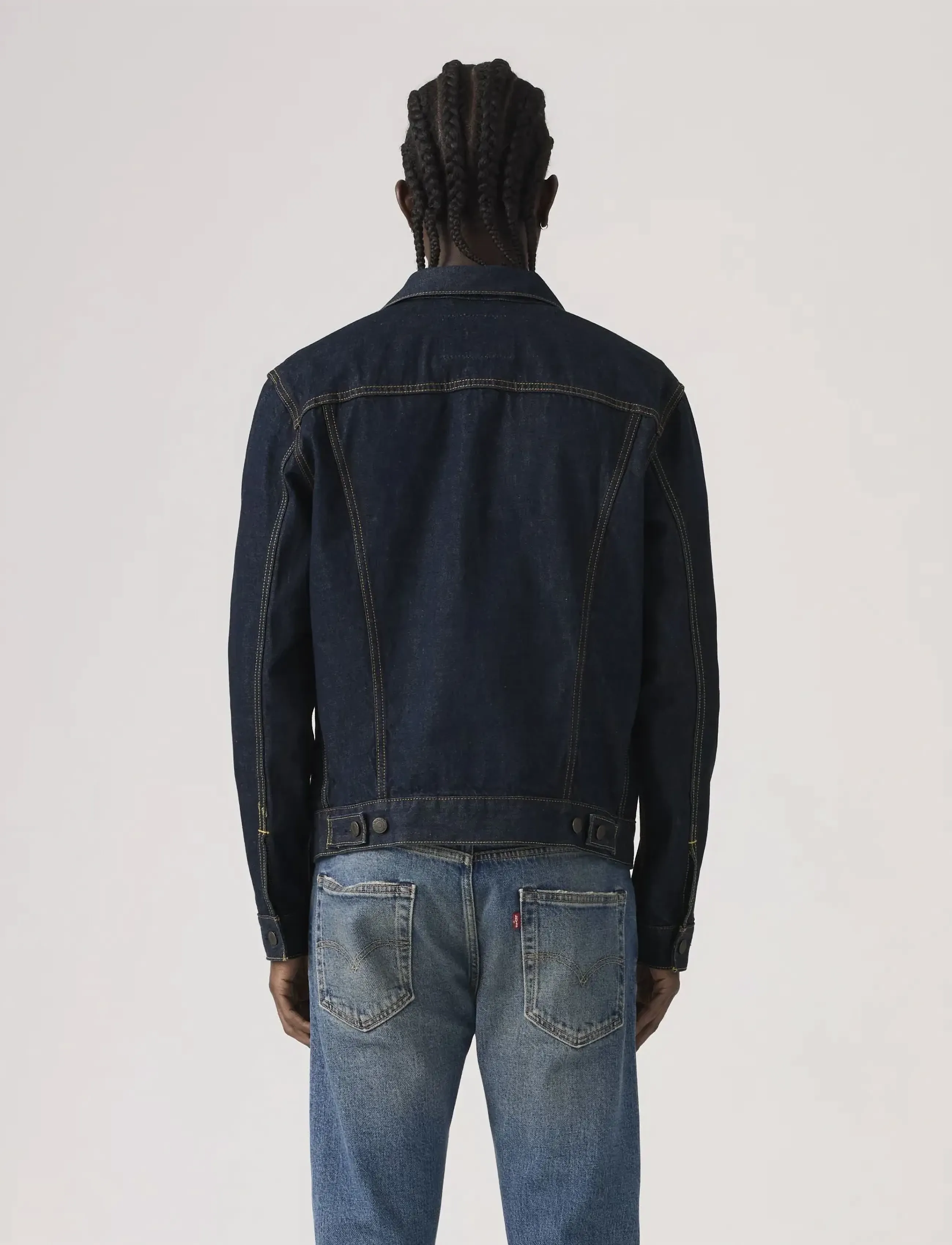 Levi's® - THE TRUCKER JACKET WASH IT OUT - jeansjackor - dark indigo - flat finish - 3