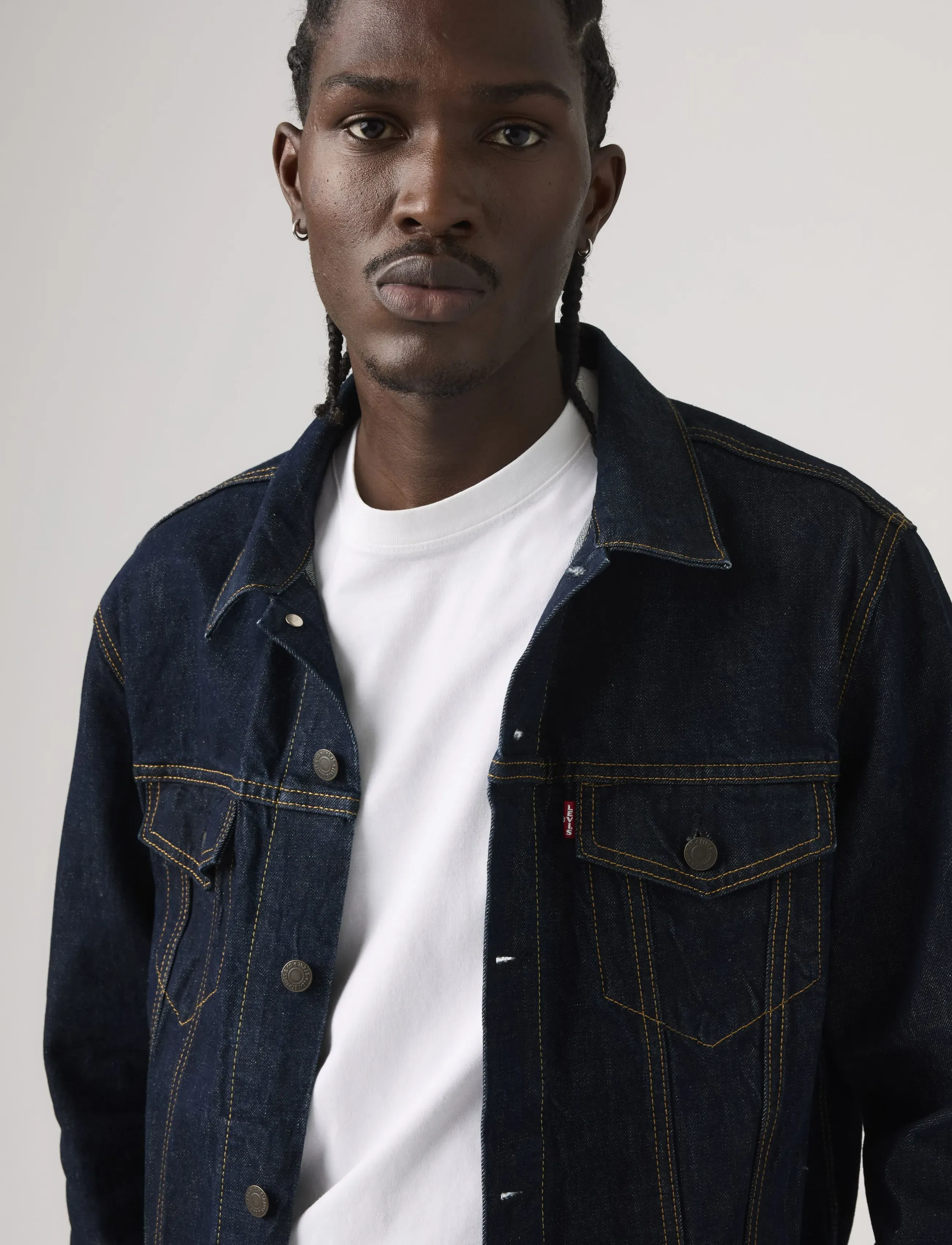 Levi's® - THE TRUCKER JACKET WASH IT OUT - jeansjackor - dark indigo - flat finish - 4