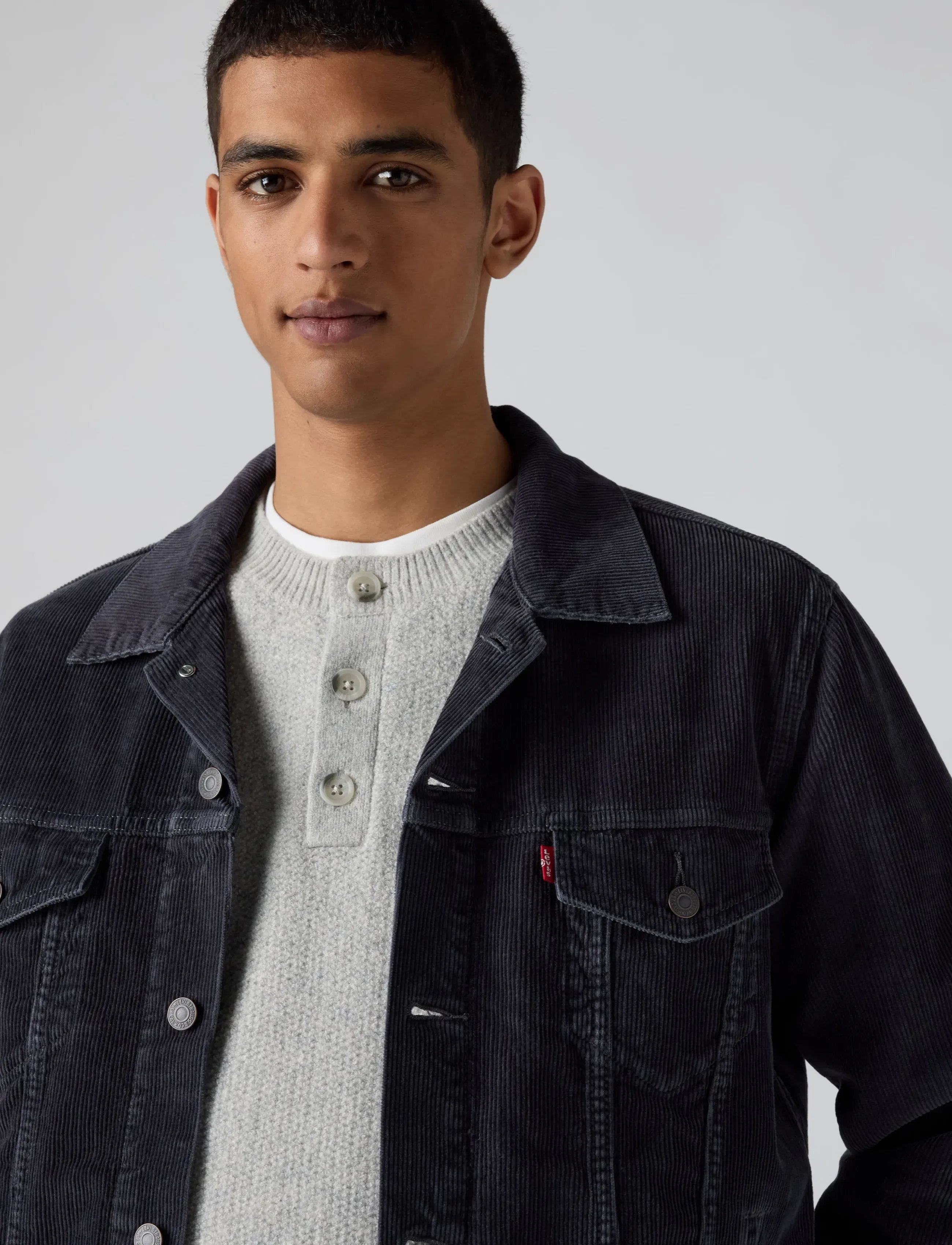 Levi's® - THE TRUCKER JACKET EBONY - jeansjackor - blacks - 0