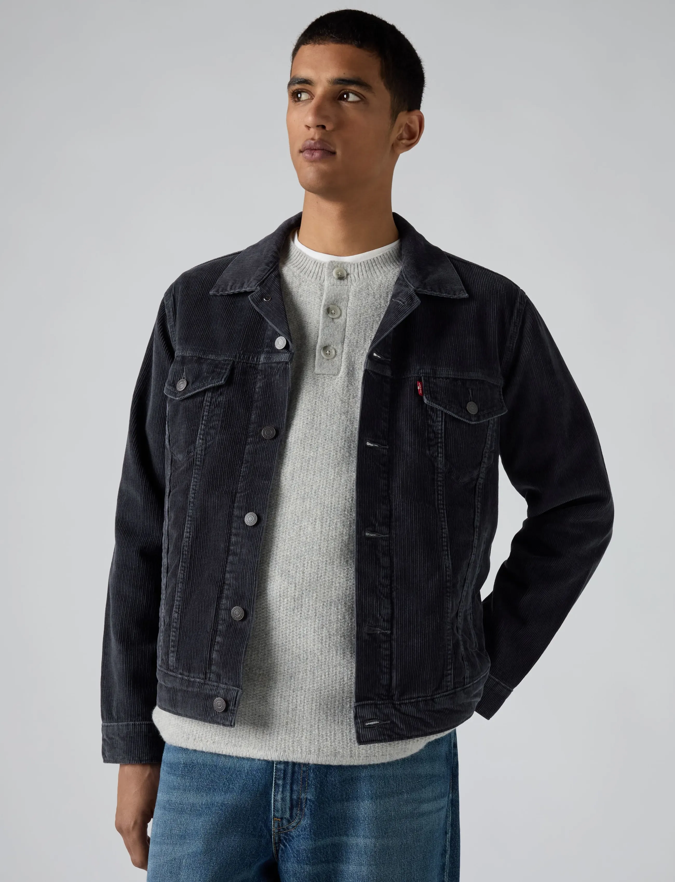 Levi's® - THE TRUCKER JACKET EBONY - jeansjackor - blacks - 3