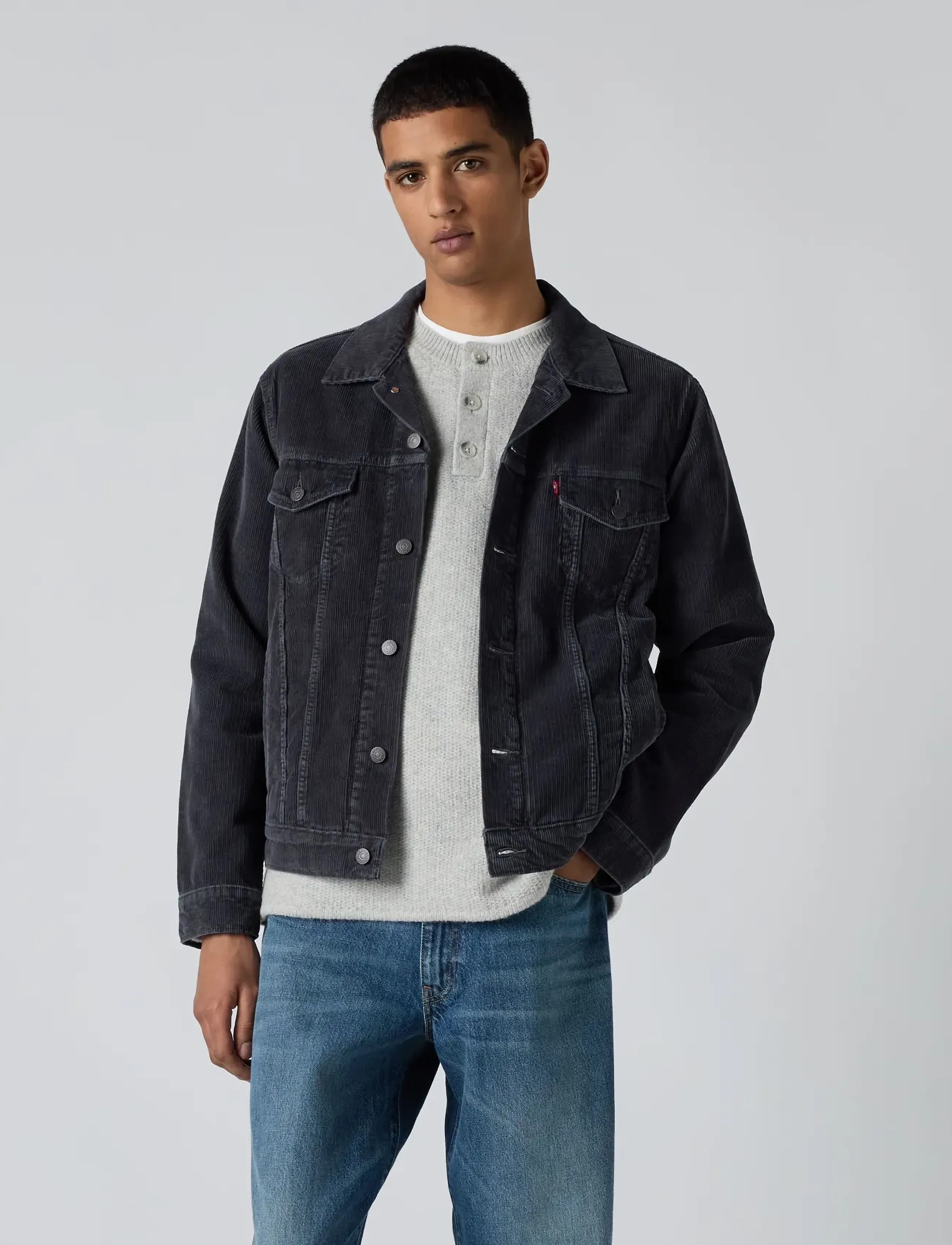 Levi's® - THE TRUCKER JACKET EBONY - jeansjackor - blacks - 4