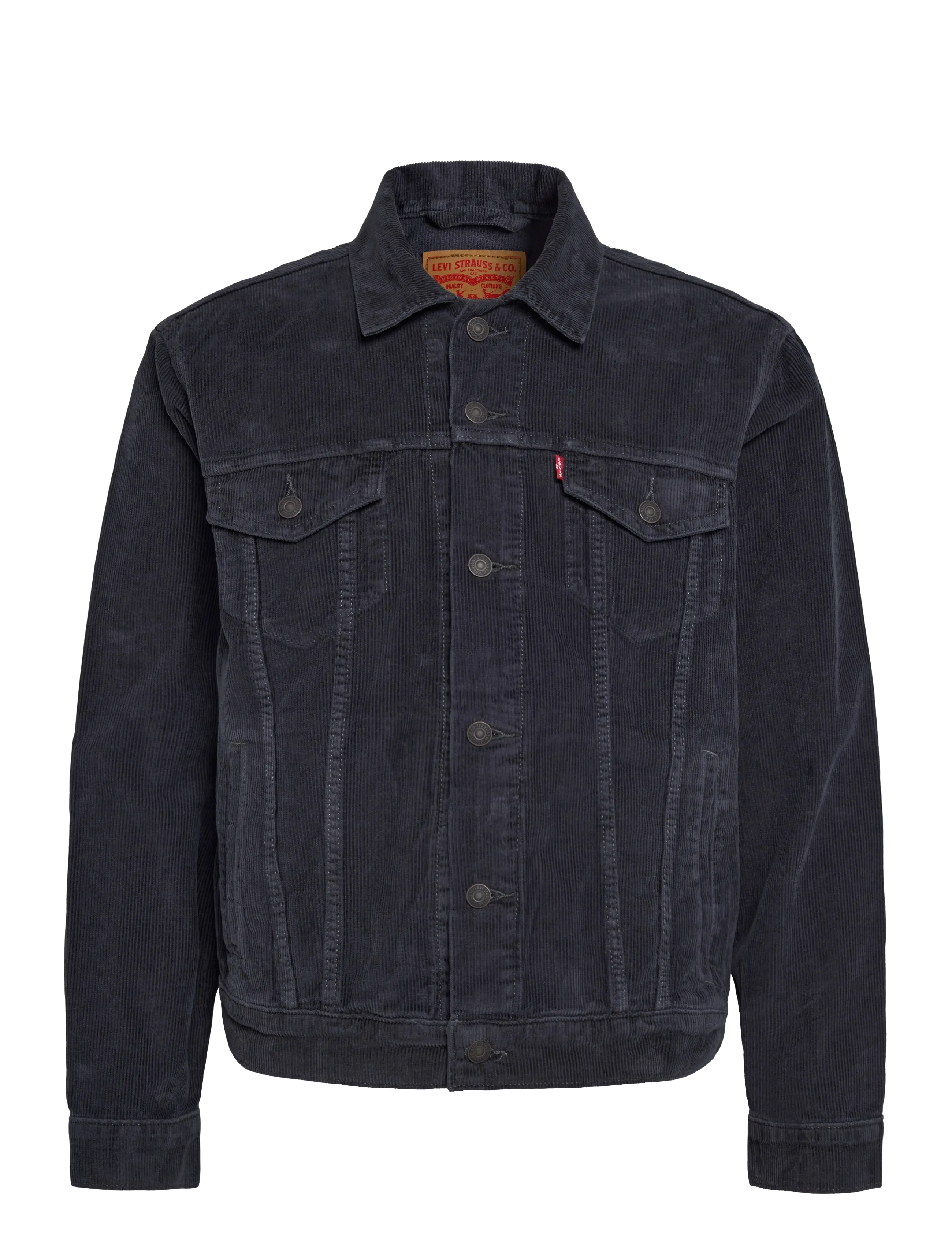 Levi's® THE TRUCKER JACKET EBONY - Uforede denimjakker - BLACKSQ / black