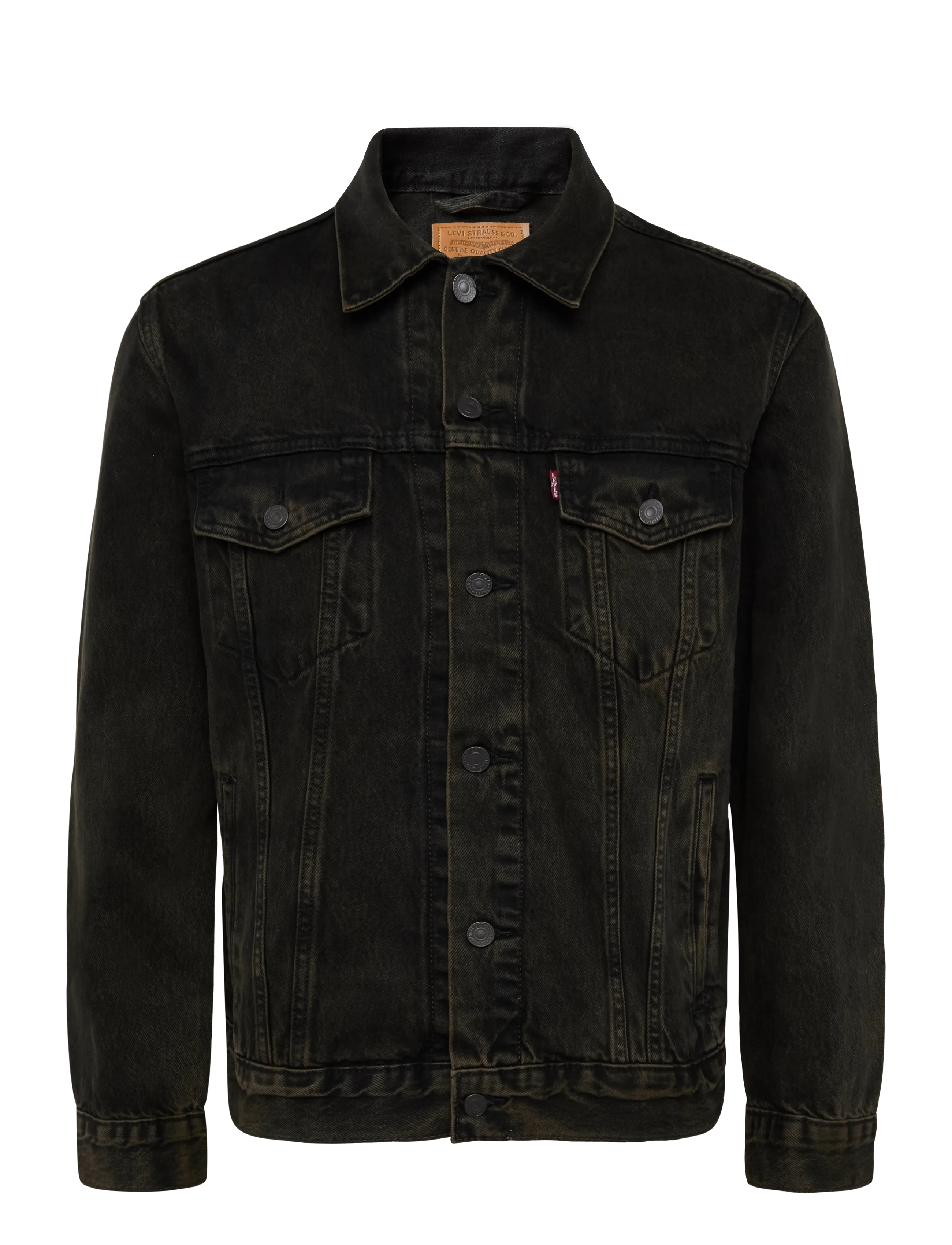 Levi's® - THE TRUCKER JACKET CHARRED EMB - browns - 1