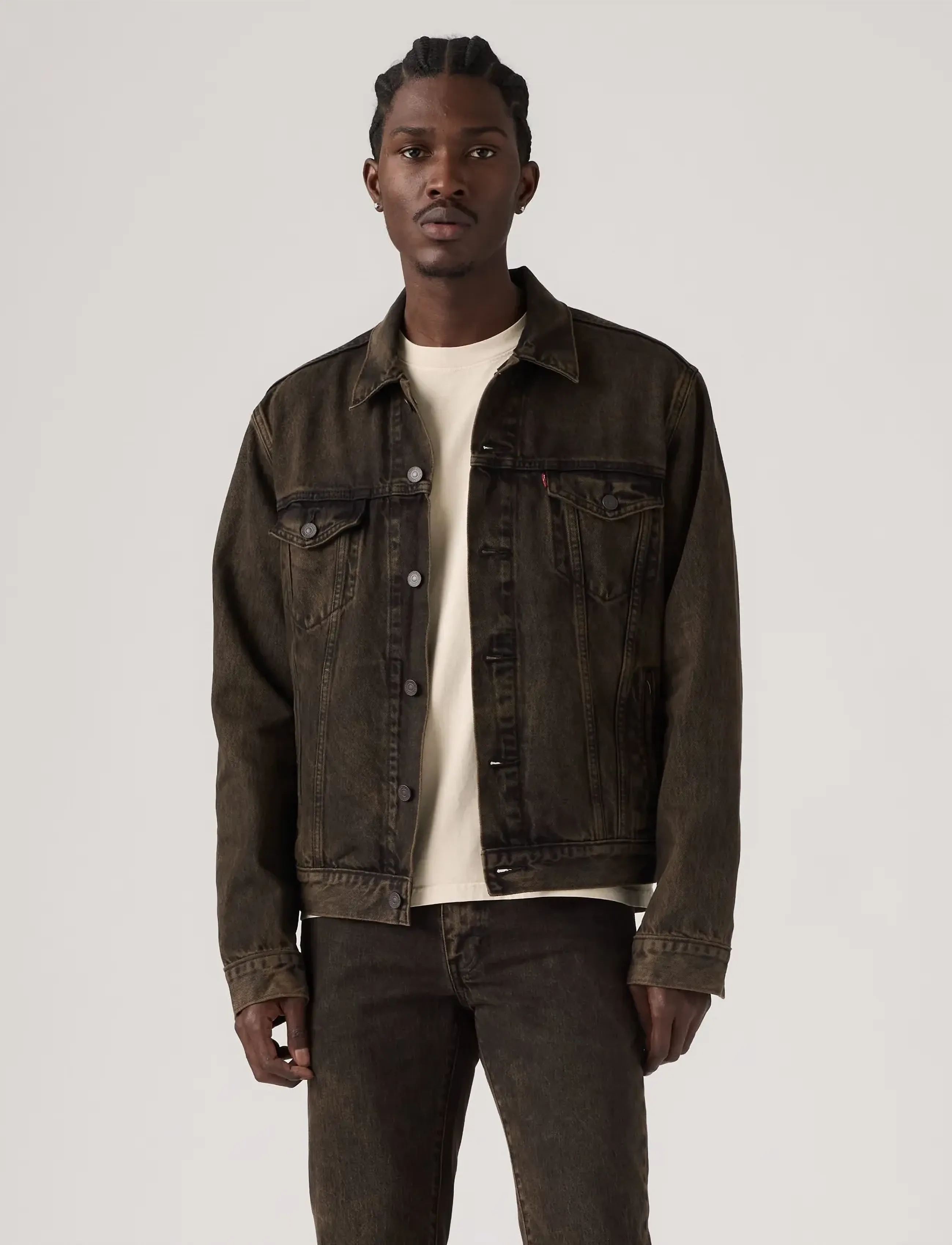 LEVIS ® The Trucker Jacket Charred Emb jackor herr – bild 2