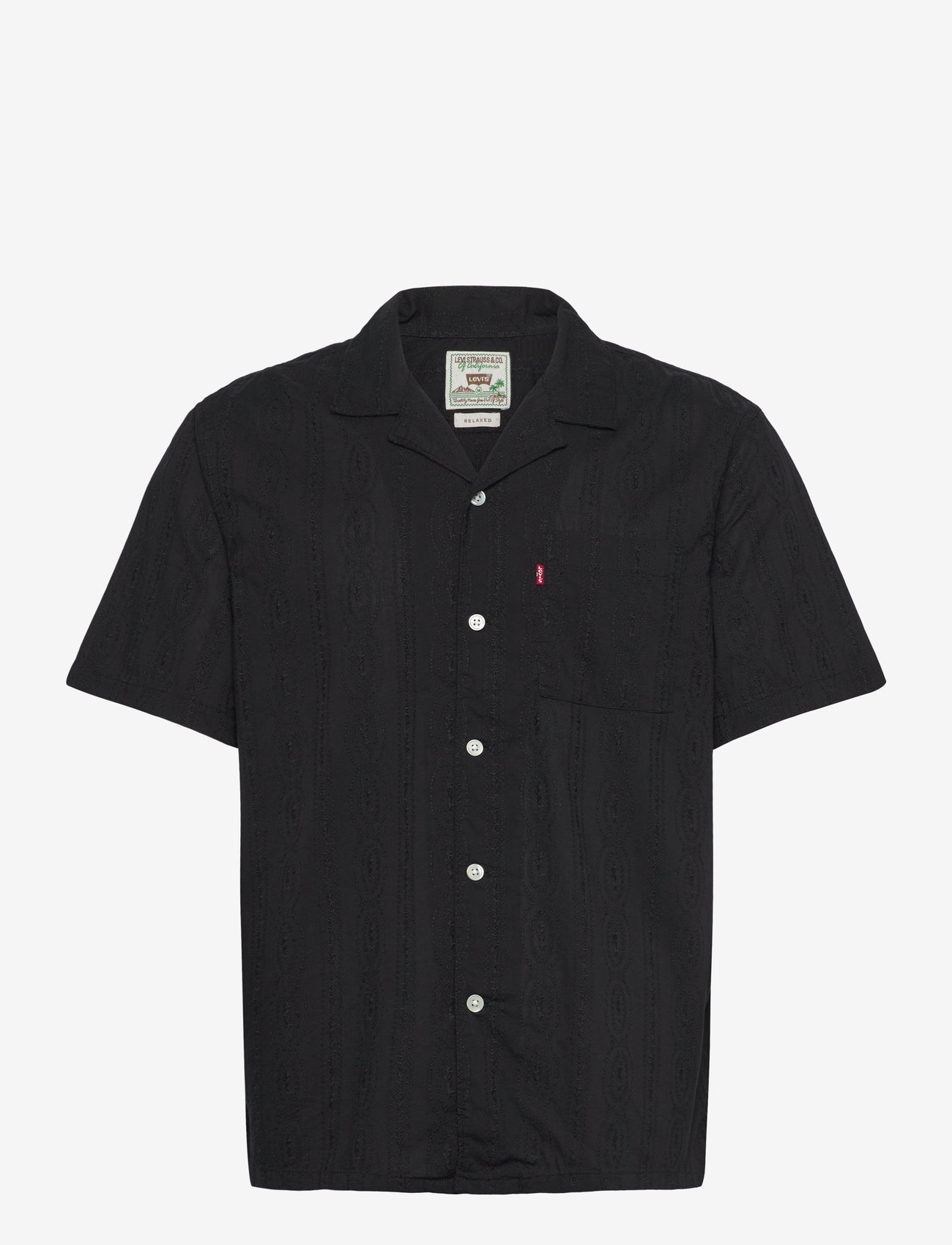 Levi's® - THE SUNSET CAMP SHIRT EMBER DE - kurzarmhemden - blacks - 1