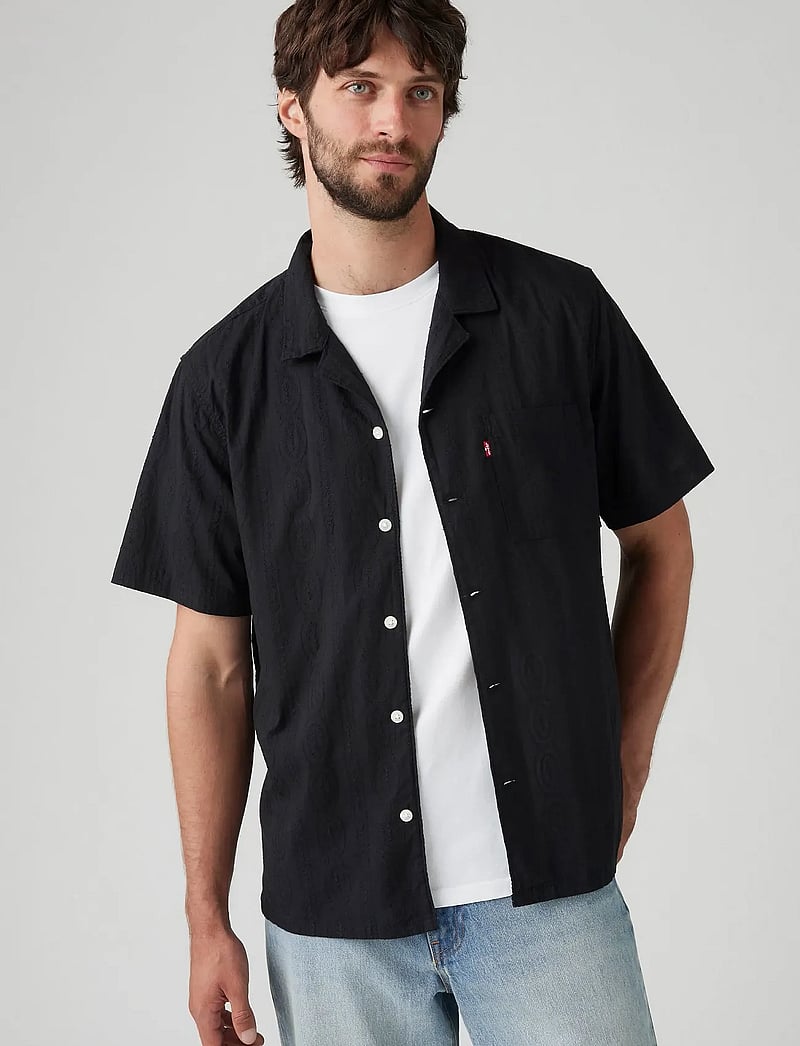 Levi's® - THE SUNSET CAMP SHIRT EMBER DE - kurzarmhemden - blacks - 0