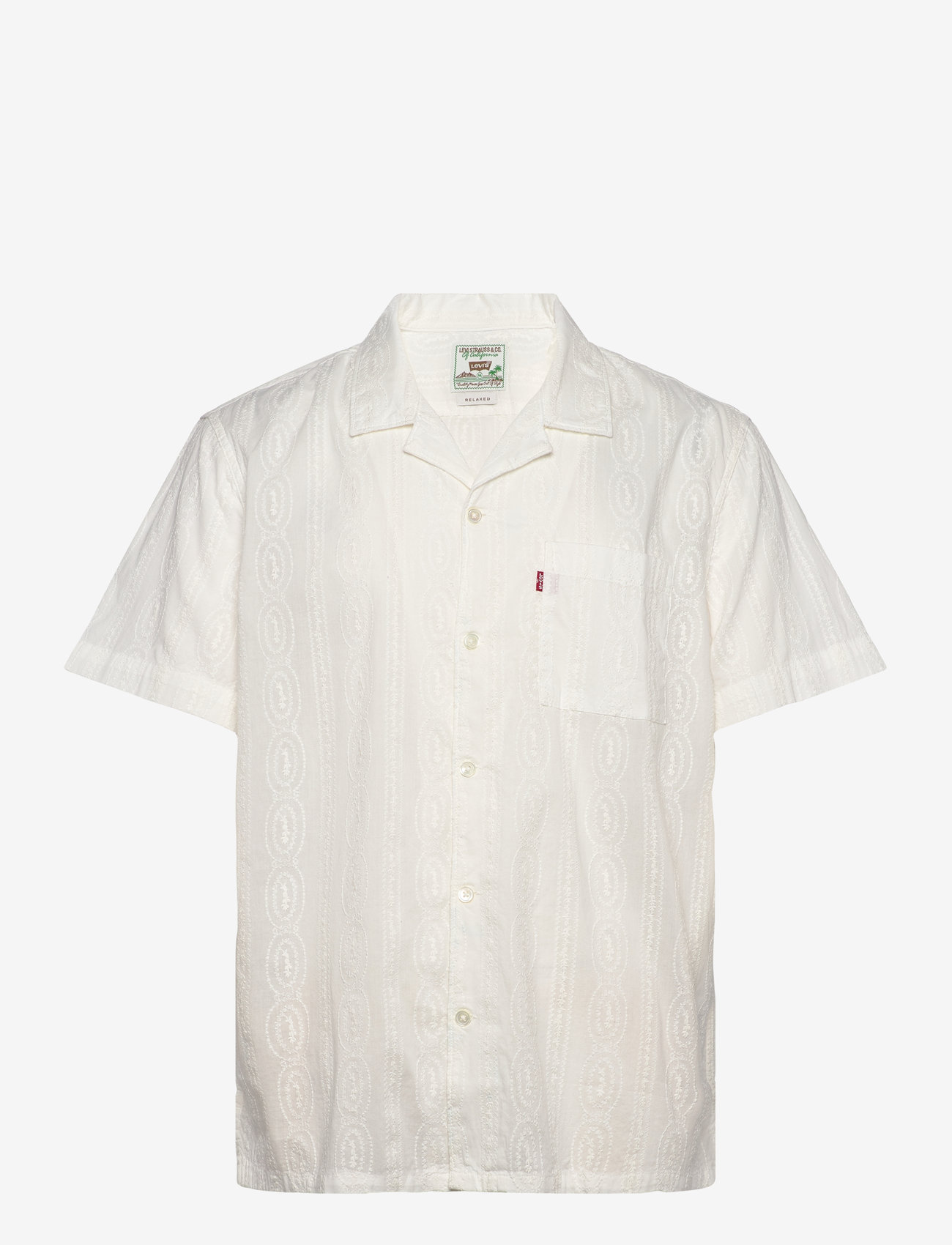 Levi's® - THE SUNSET CAMP SHIRT EMBER DE - kurzarmhemden - whites - 1