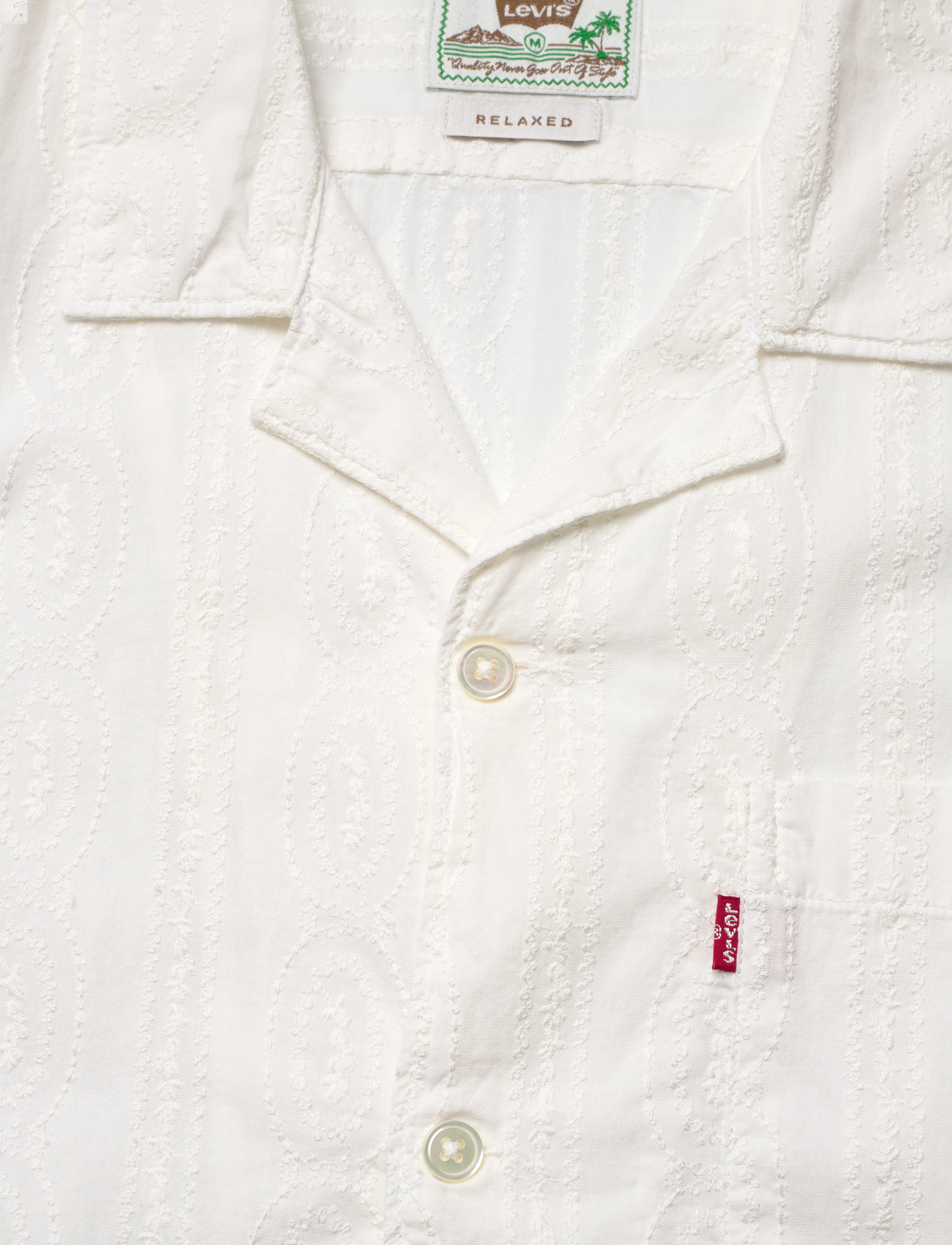 Levi's® - THE SUNSET CAMP SHIRT EMBER DE - whites - 3