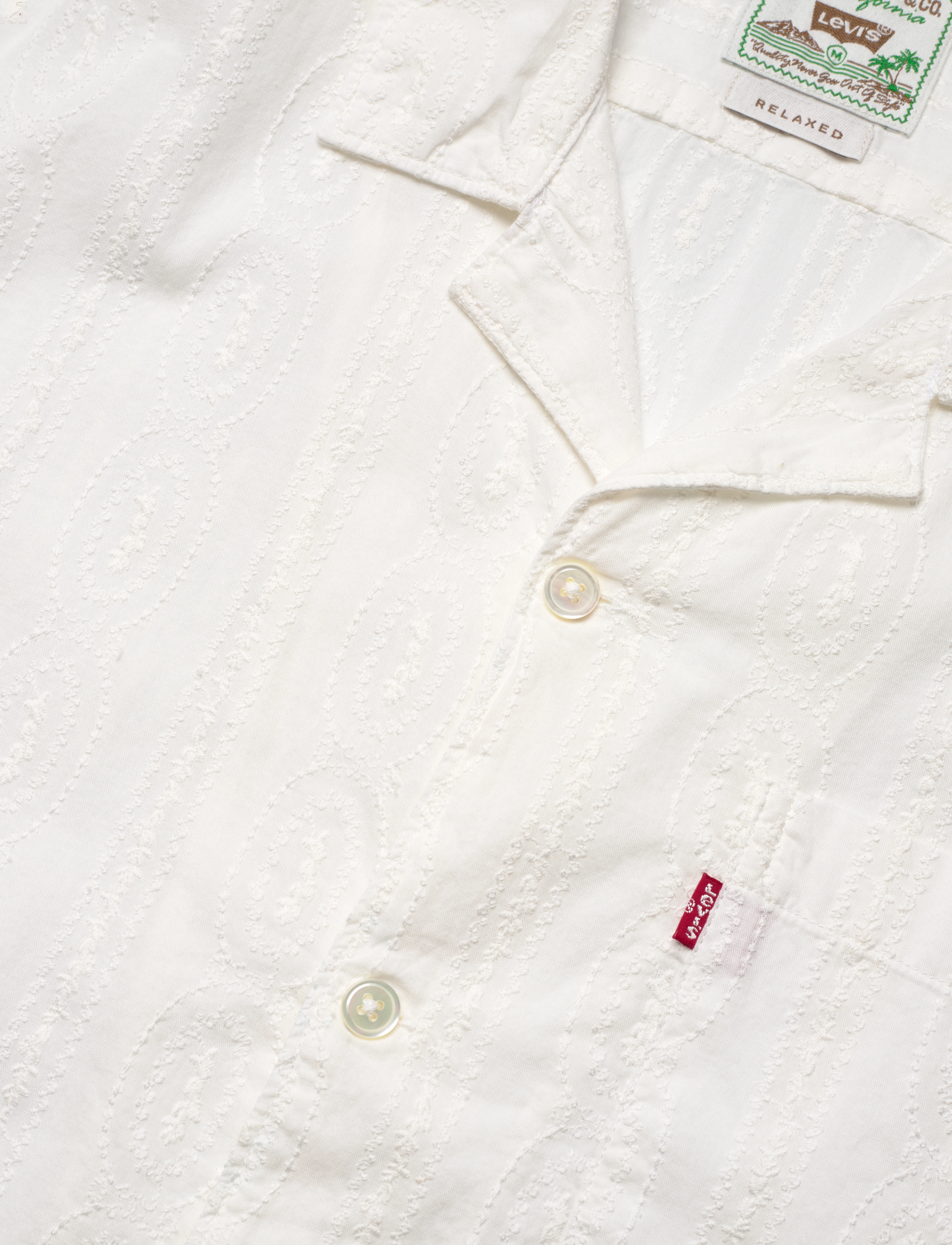 Levi's® - THE SUNSET CAMP SHIRT EMBER DE - whites - 4