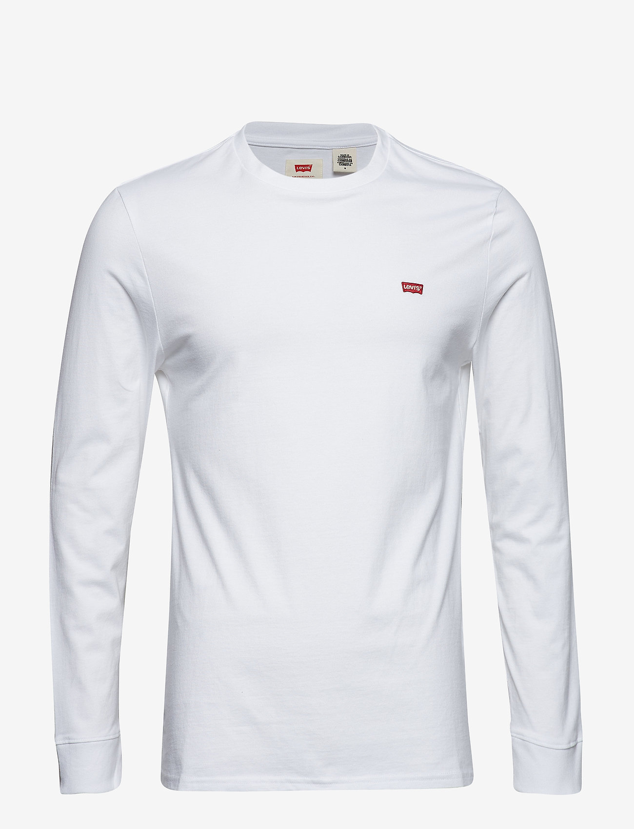 Levi's® - LS ORIGINAL HM TEE LS COTTON + - långärmade t-shirts - neutrals - 1
