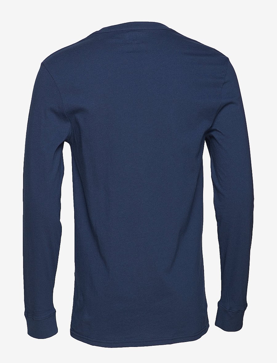 Levi's® - LS ORIGINAL HM TEE NAVY BLAZER - langärmelige t-shirts - bluesw - 2